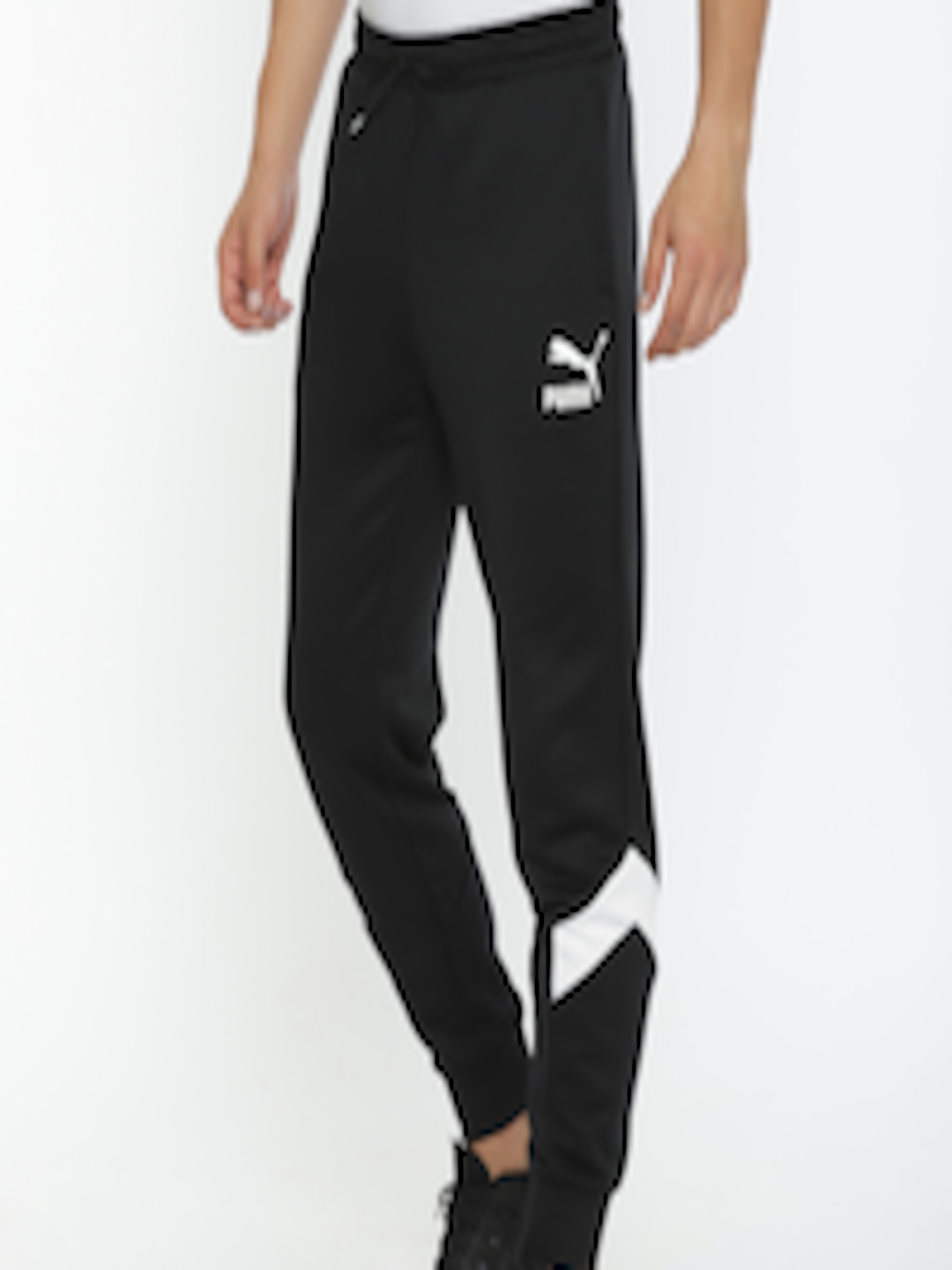Buy Puma Men Black Solid Classics MCS Joggers - Track Pants for Men ...