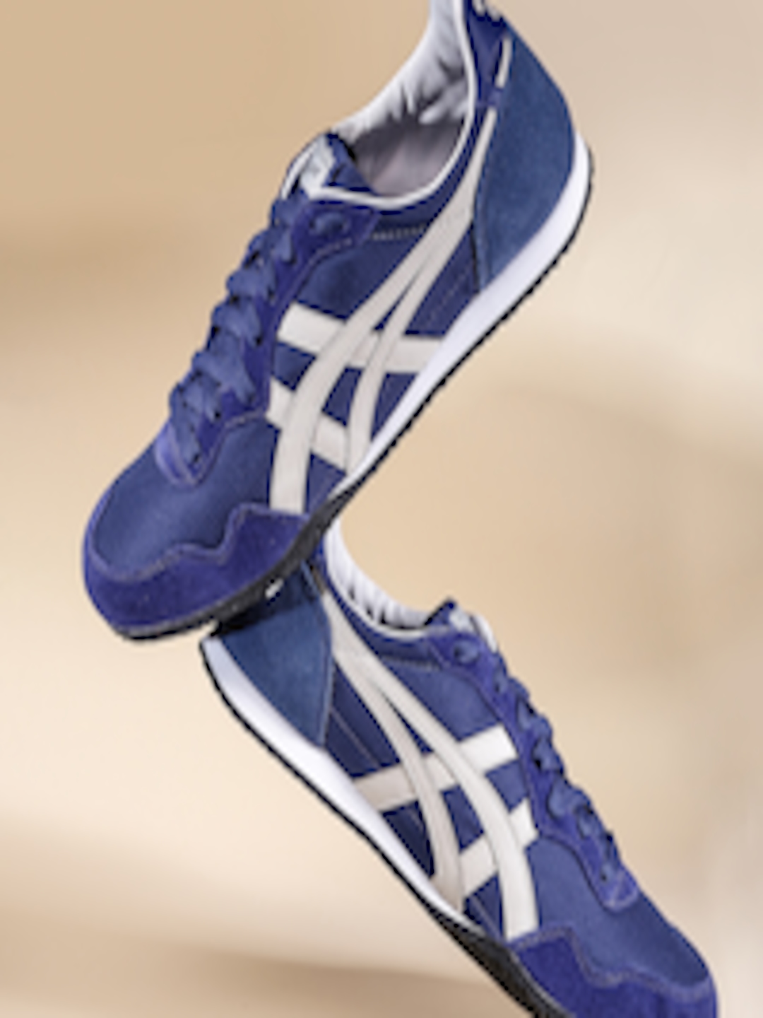 Buy Onitsuka Tiger Unisex Navy Blue Serrano Sneakers - Casual Shoes for ...
