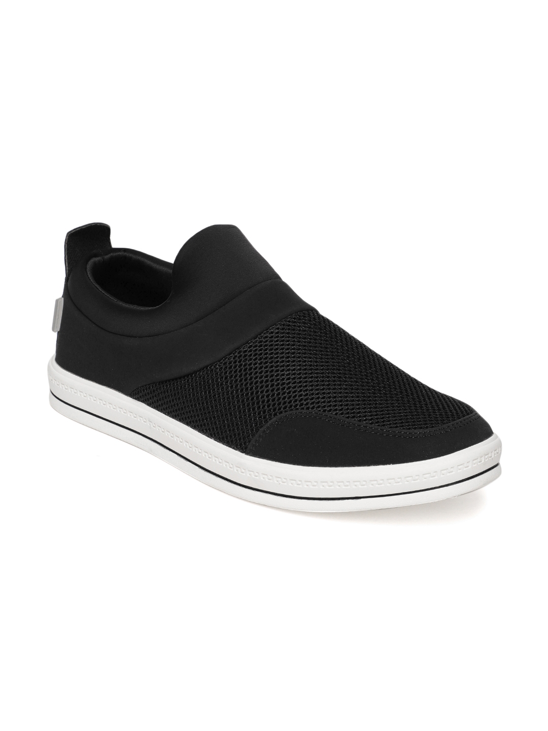 Buy Flying Machine Men Black Slip On Sneakers - Casual Shoes for Men ...