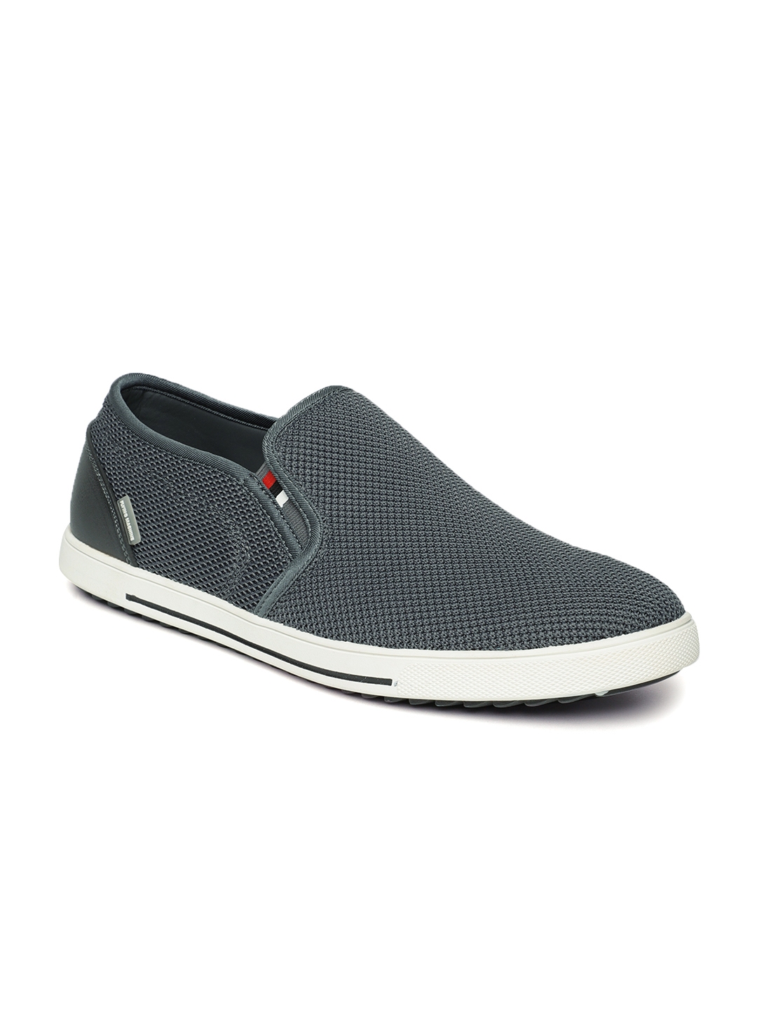 Buy Flying Machine Men Grey Slip On Sneakers - Casual Shoes for Men ...