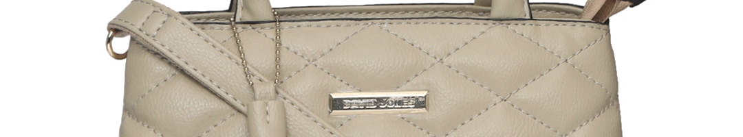Buy David Jones Beige Textured Handheld Bag - Handbags for Women ...