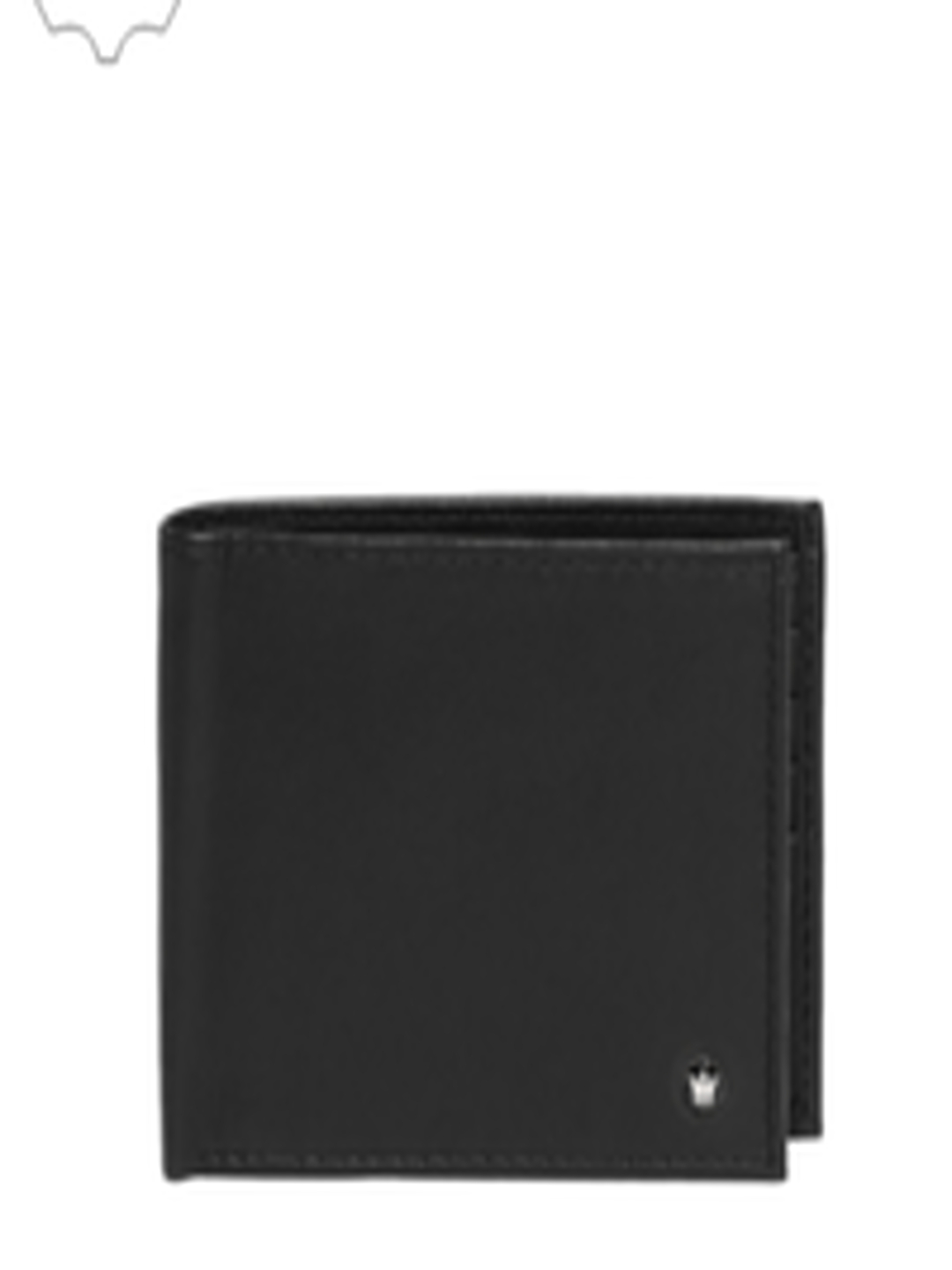Buy Louis Philippe Men Black Solid Two Fold Genuine Leather Wallet - Wallets for Men 7078095 ...