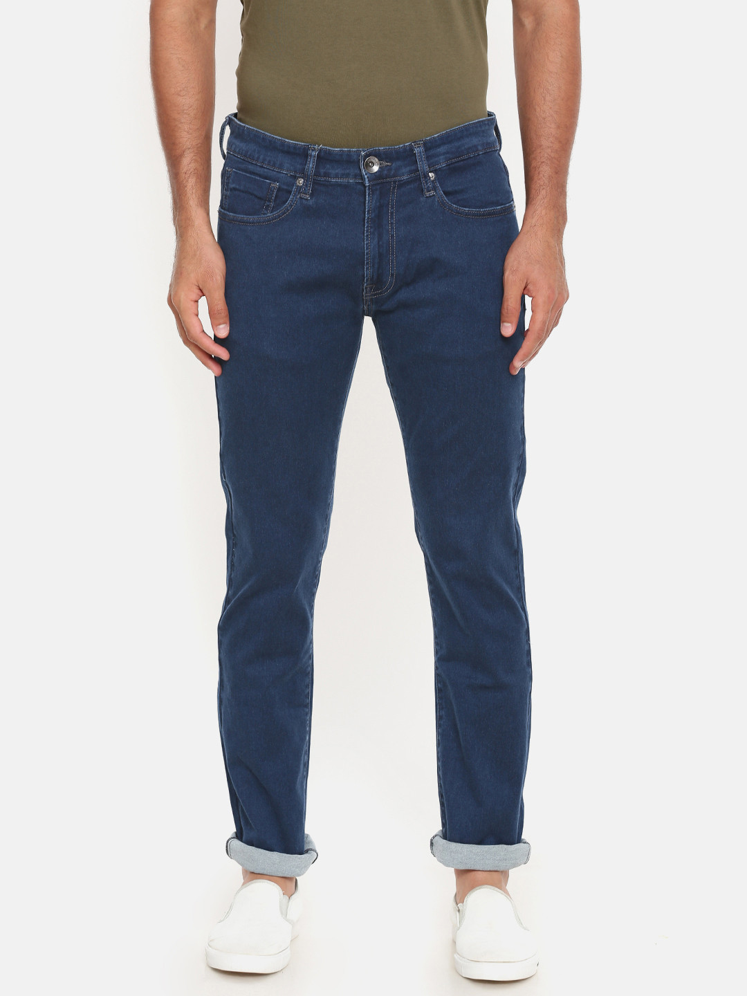 Buy Pepe Jeans Men Blue Vapour Slim Fit Low Rise Clean Look Stretchable