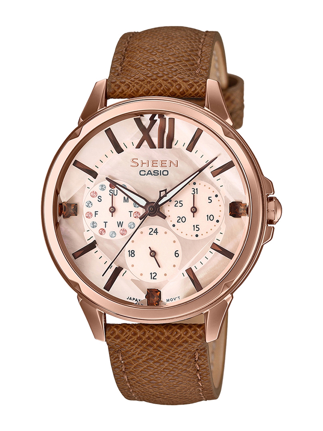 casio sheen rose gold