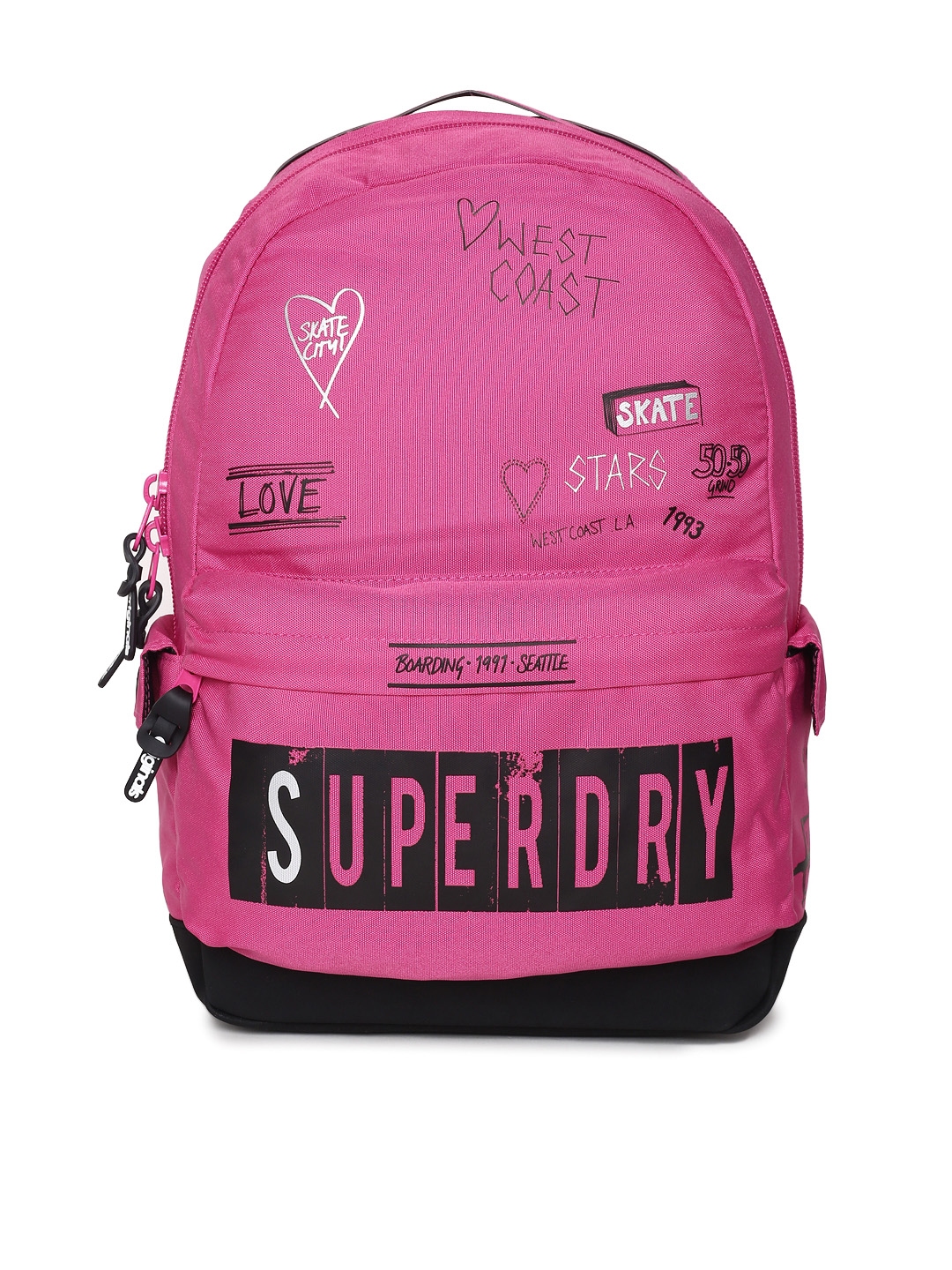 Buy Superdry Women Pink Graphic Backpack - Backpacks for Women 7094189 ...