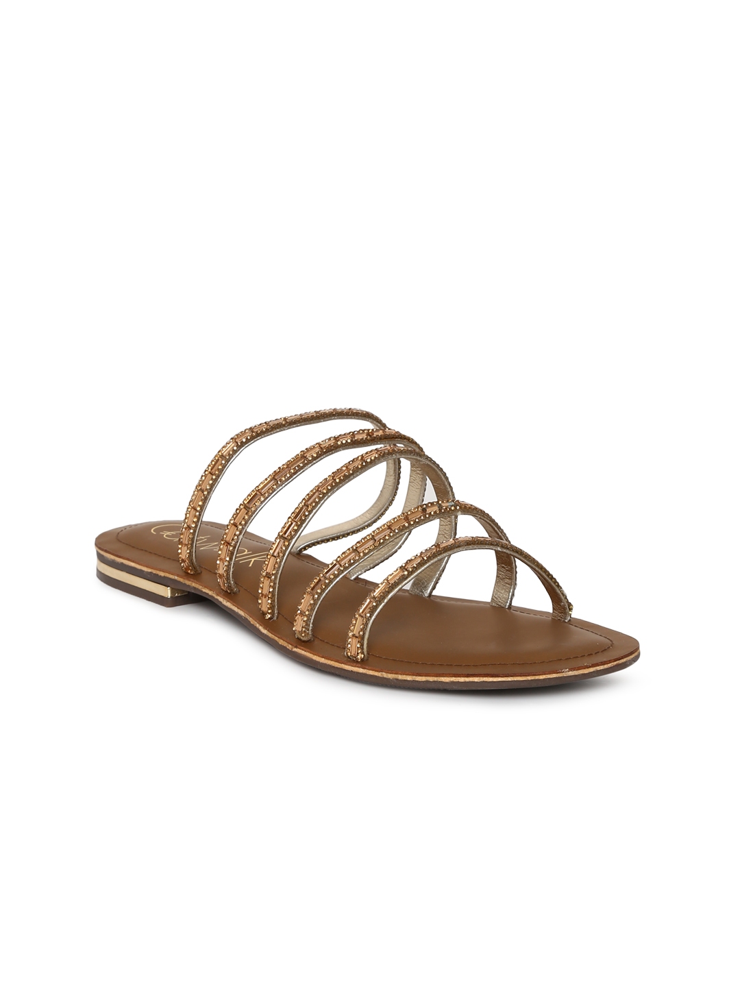 open toe flats myntra