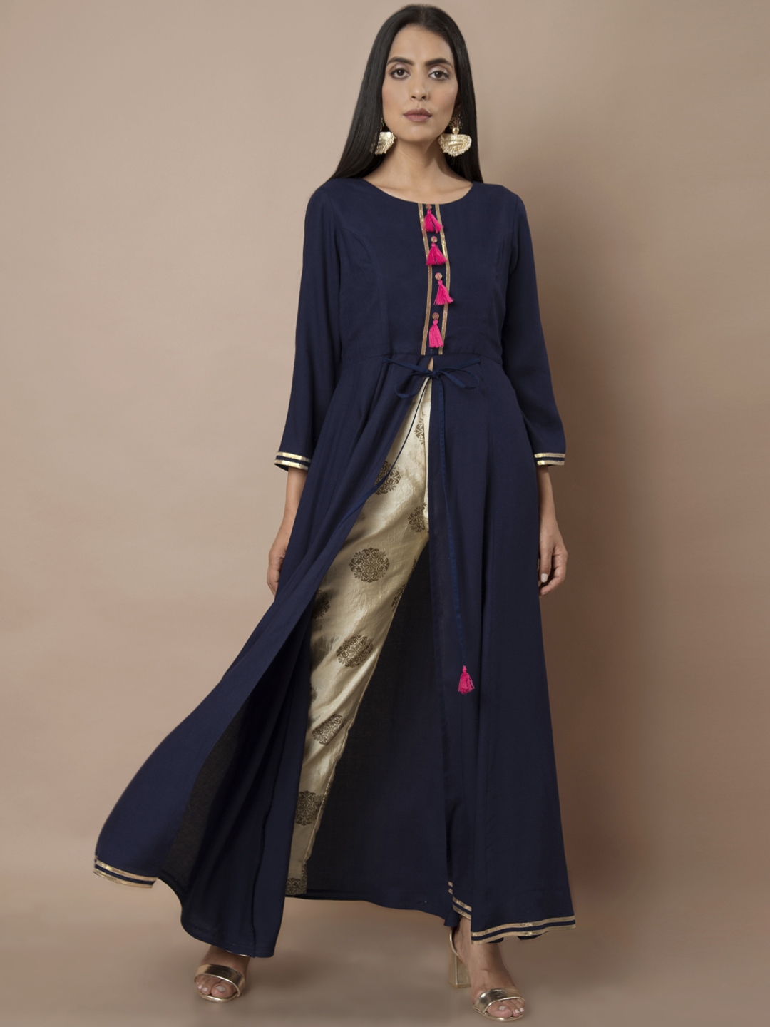 indya blue kurta