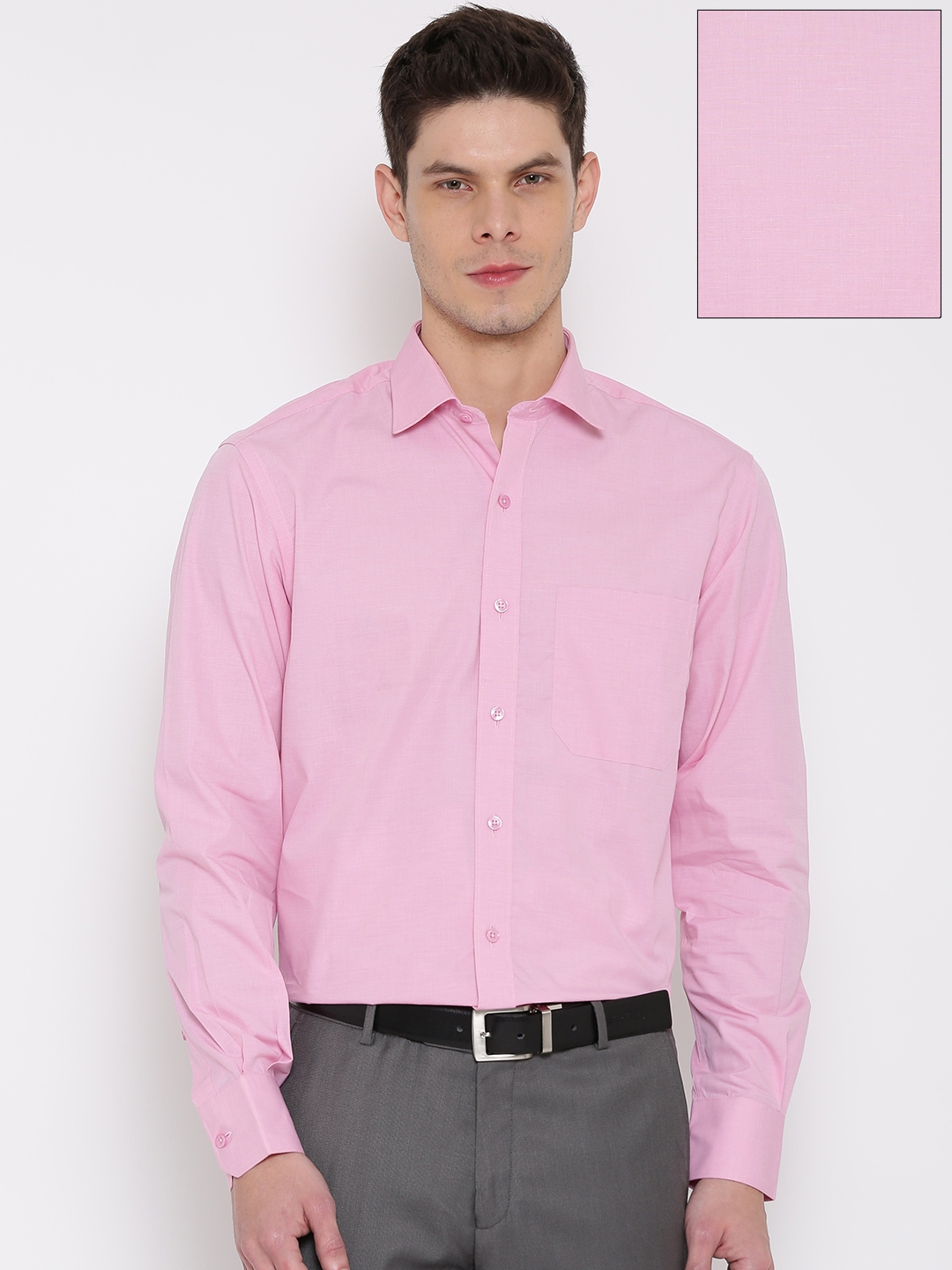 Buy Wills Lifestyle Men Pink Formal Shirt - Shirts for Men 710026 | Myntra