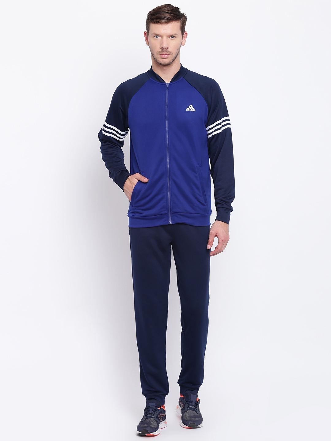 Buy ADIDAS Men Navy MTS PES COSY Tracksuit - Tracksuits for Men 7101178 ...
