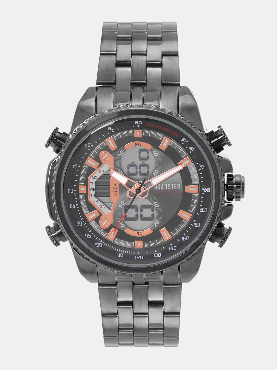 roadster analogue and digital watch