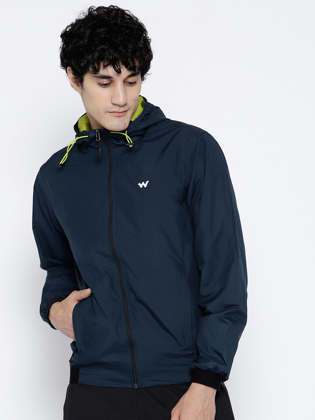 Buy Wildcraft Men Navy Blue Solid Windcheater Pro Jacket Jackets for Men 7106095 Myntra