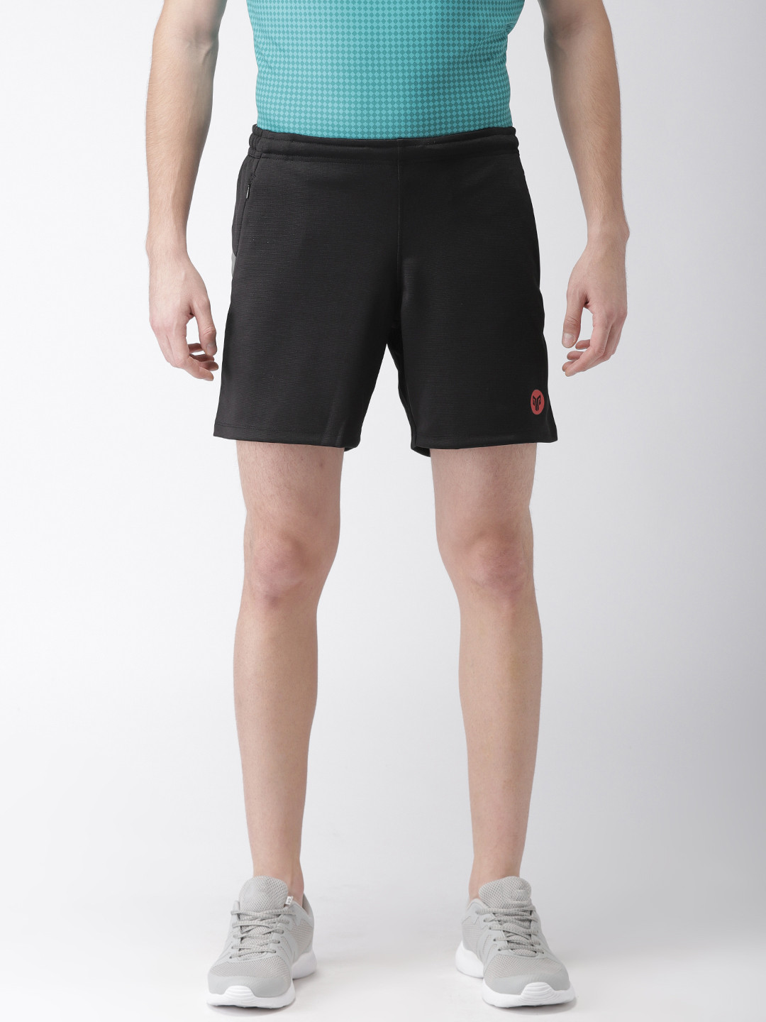 Buy 2GO Men Black Solid Regular Fit Sports Shorts Shorts for Men