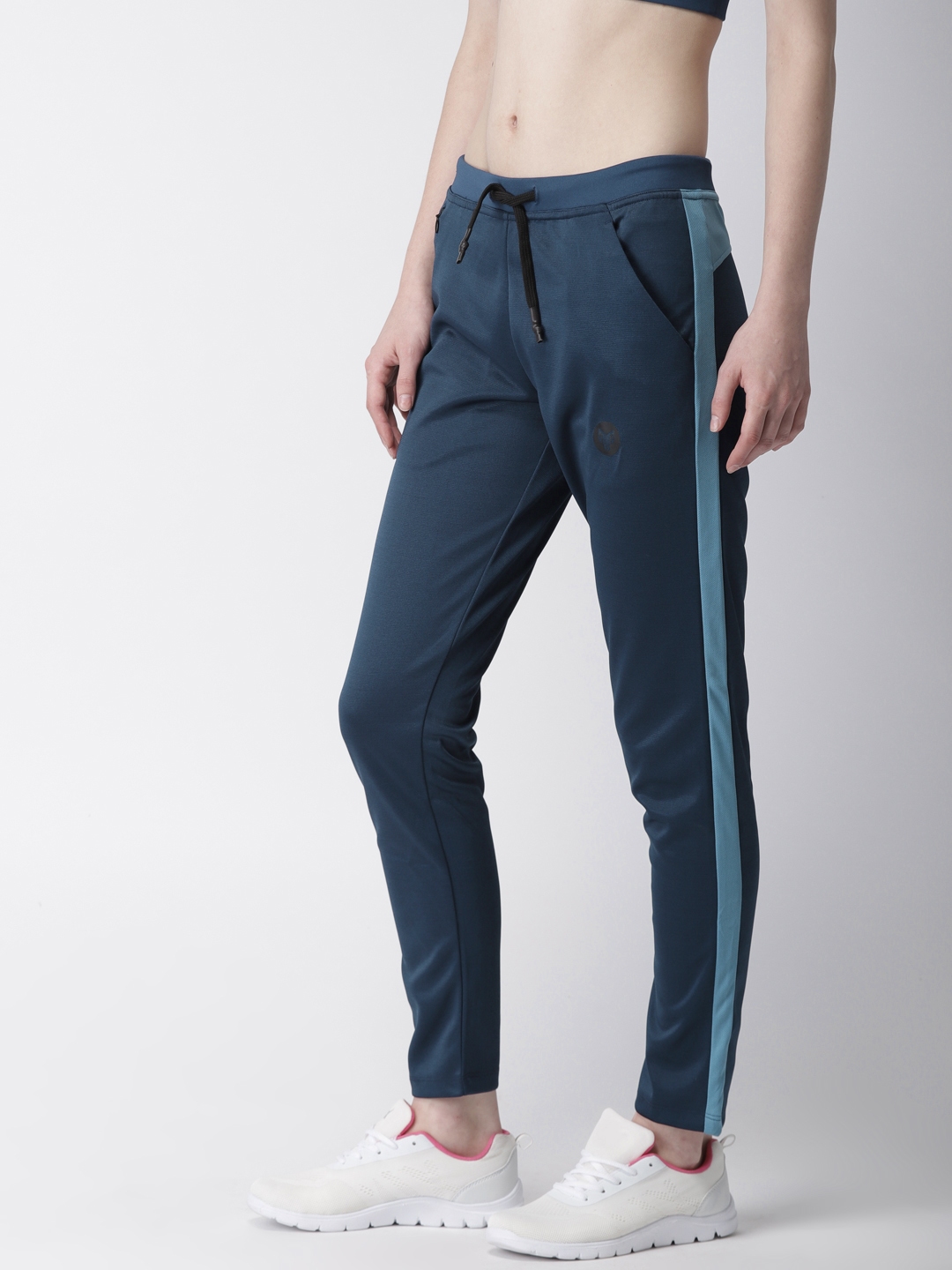 blue track pants women's