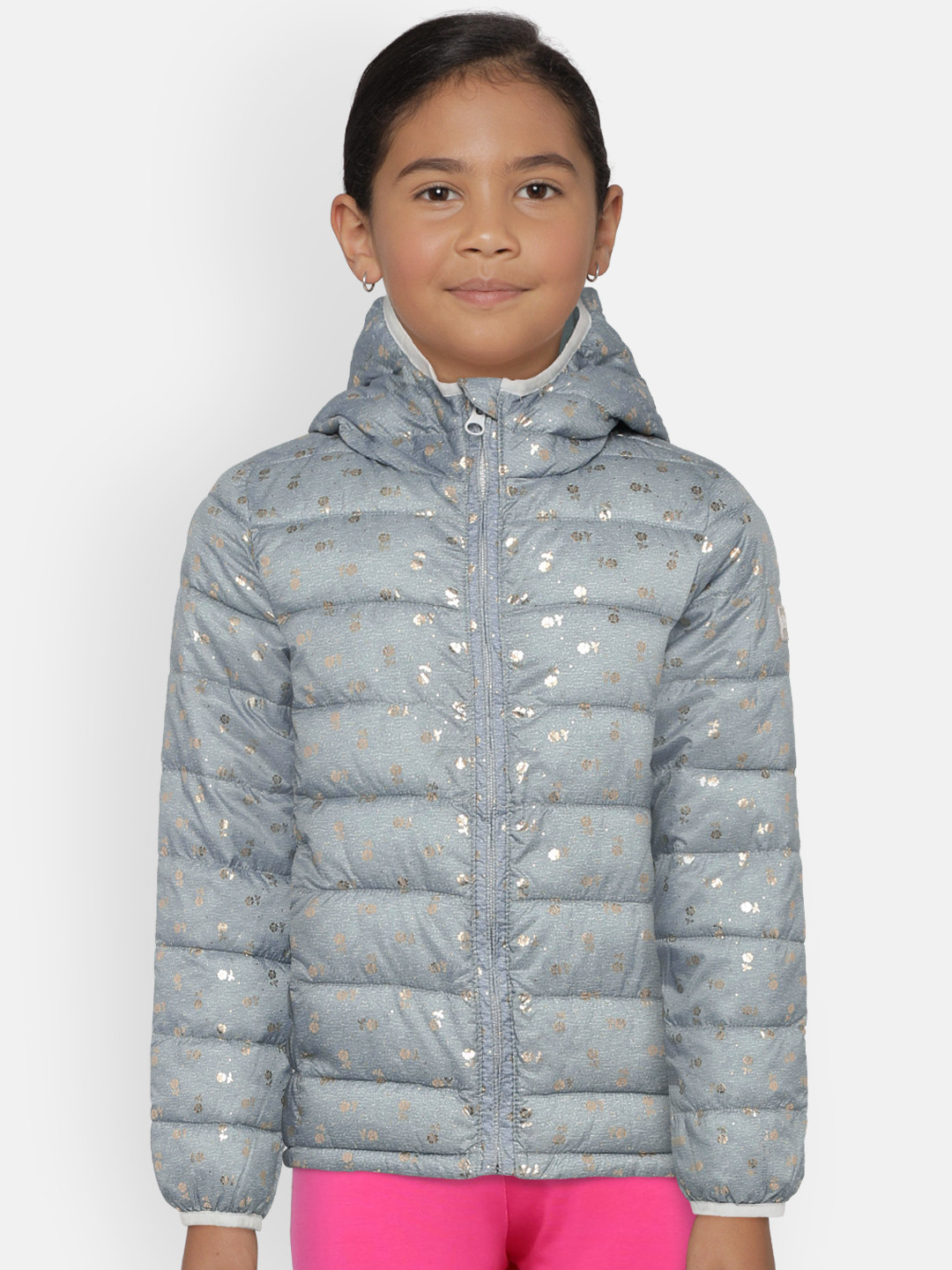 Buy GAP Baby Girls Green Printed Jacket Jackets for Girls 7114743