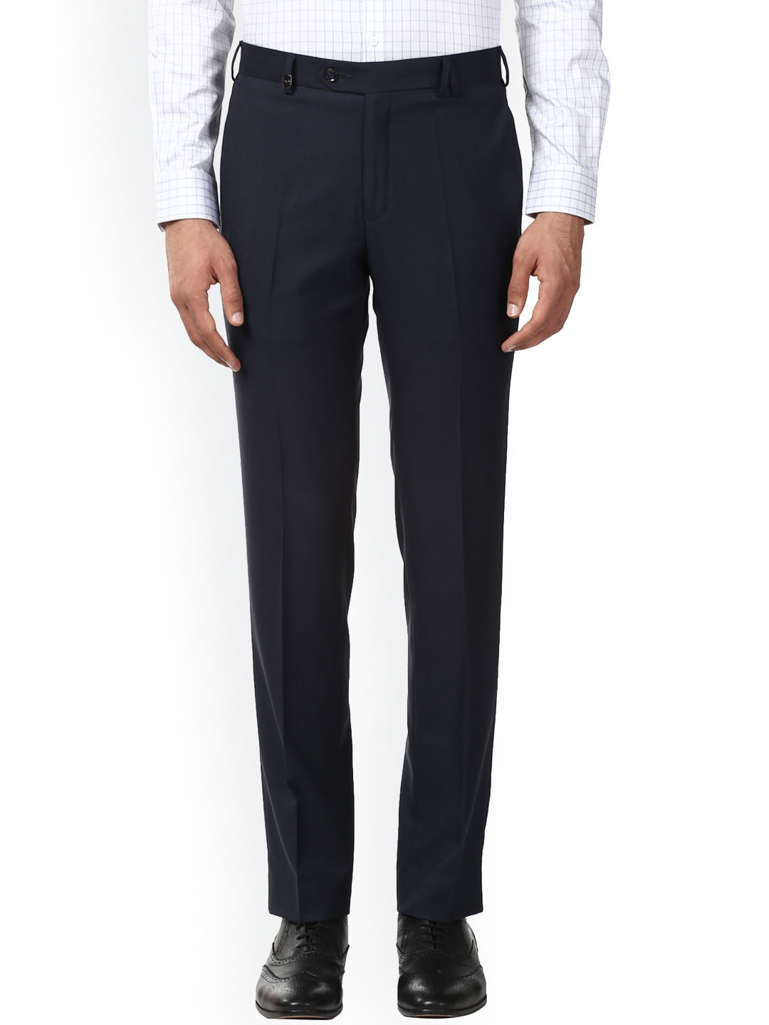 navy blue formal trousers mens