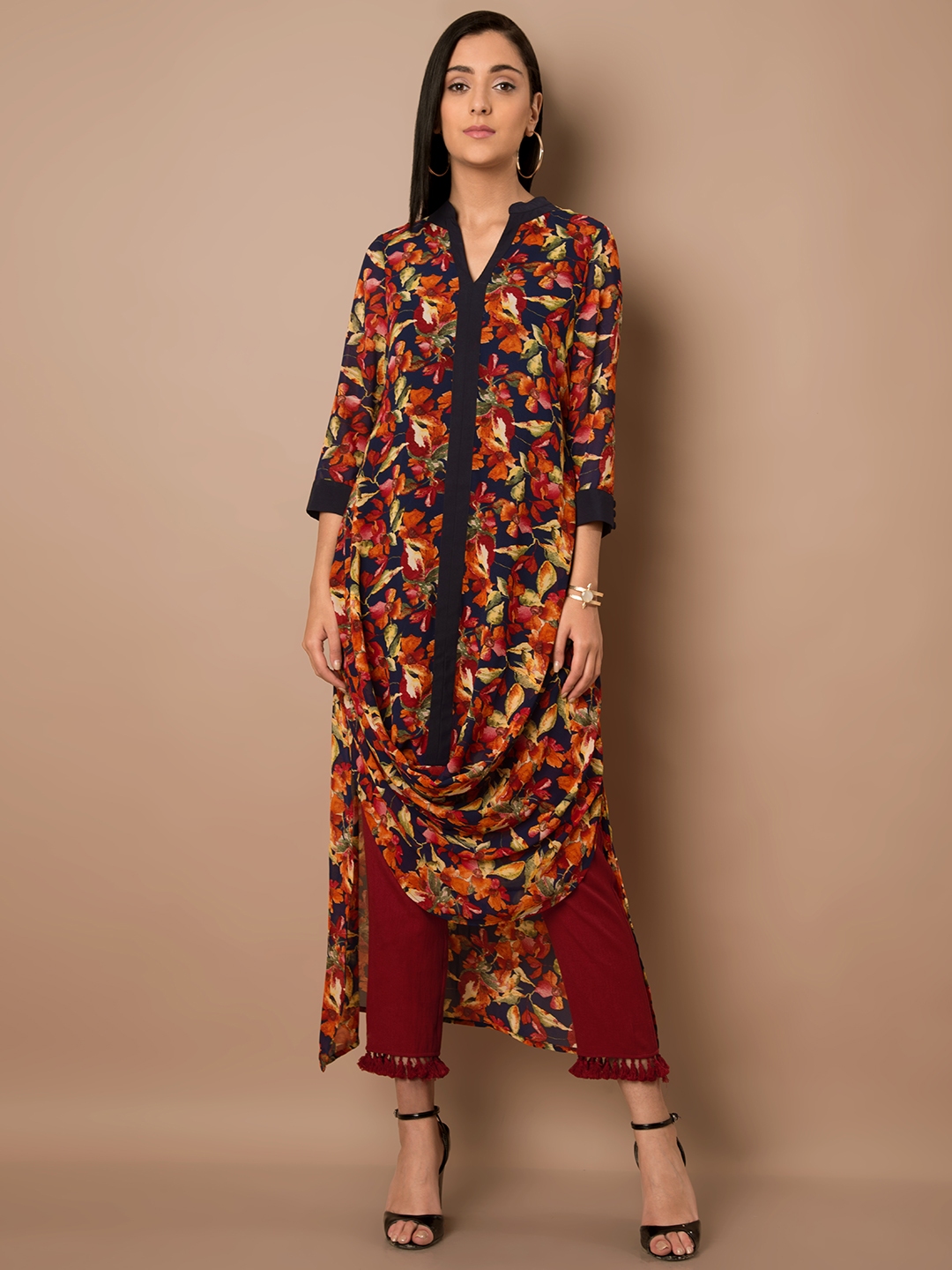 indya blue kurta