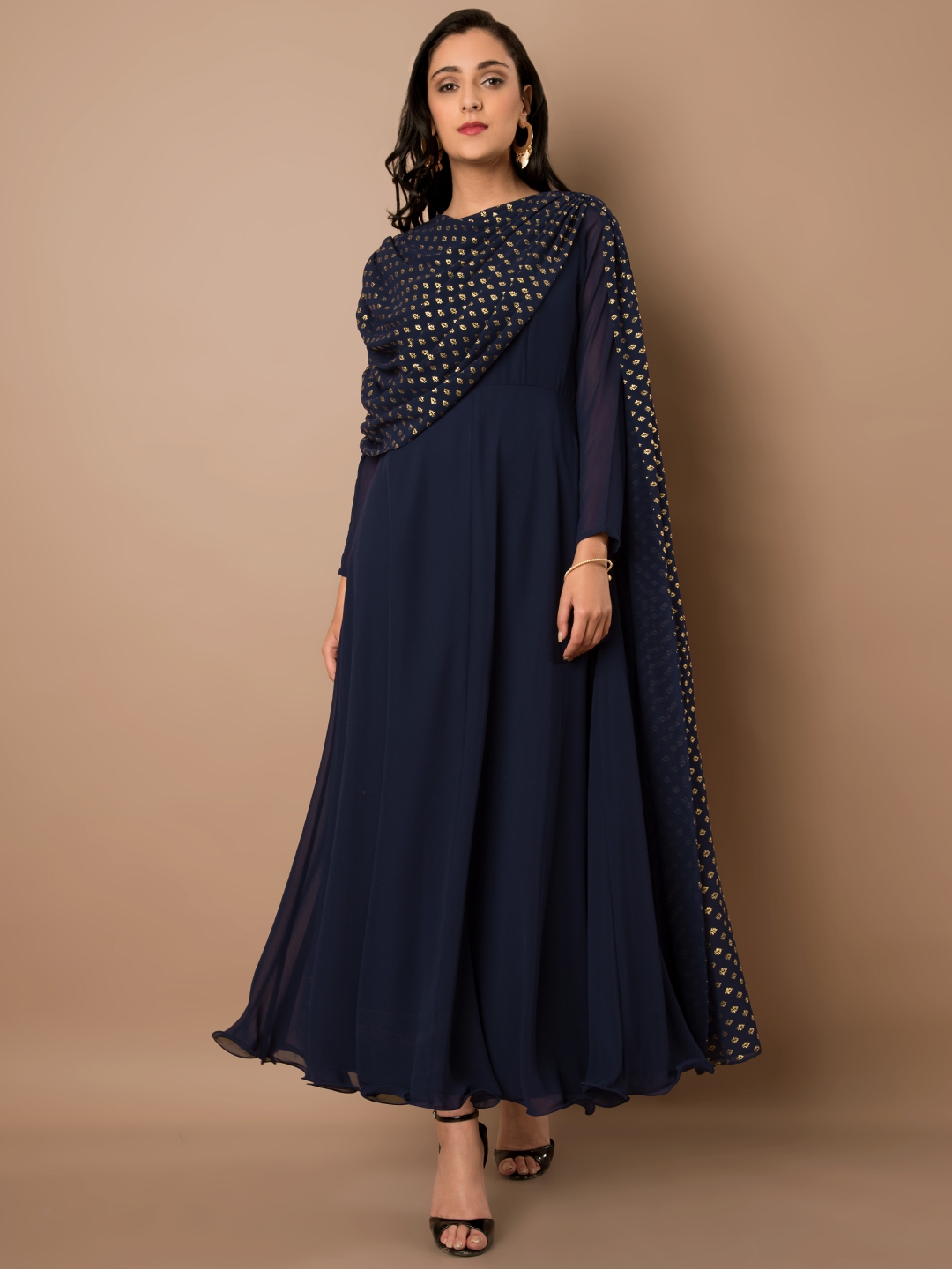 indya blue kurta