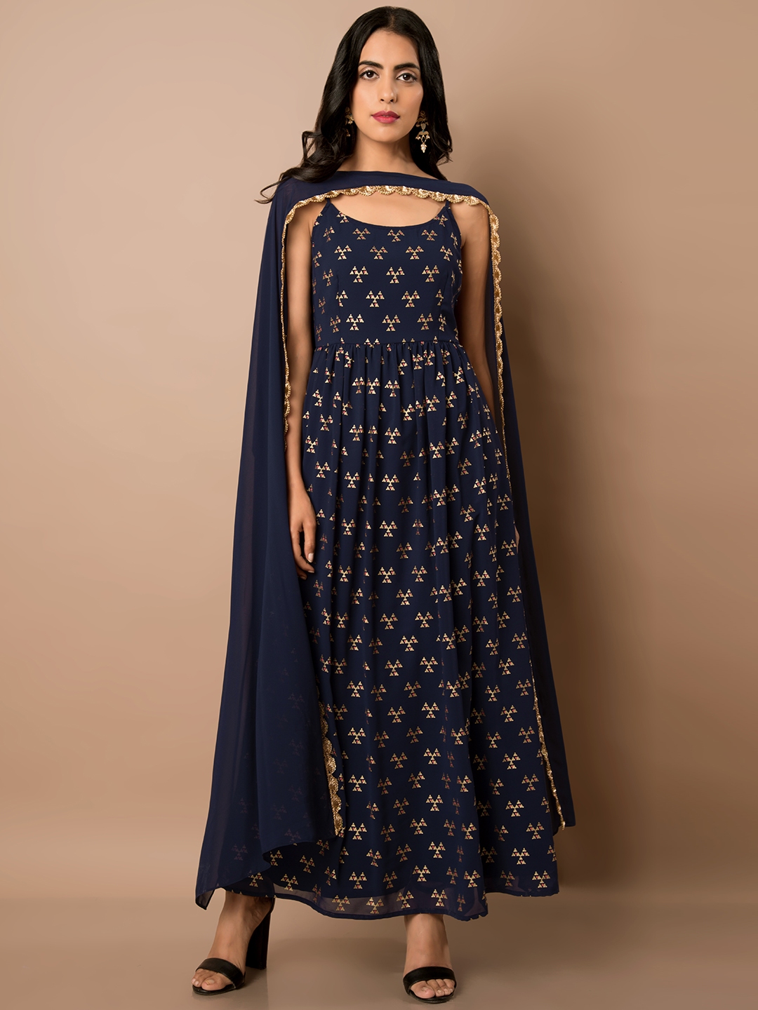 indya blue kurta