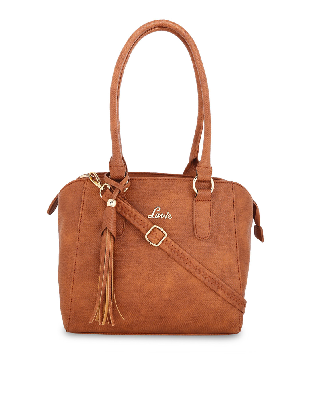 Buy Lavie Tan Solid Satchel Handbags for Women 7130617 Myntra