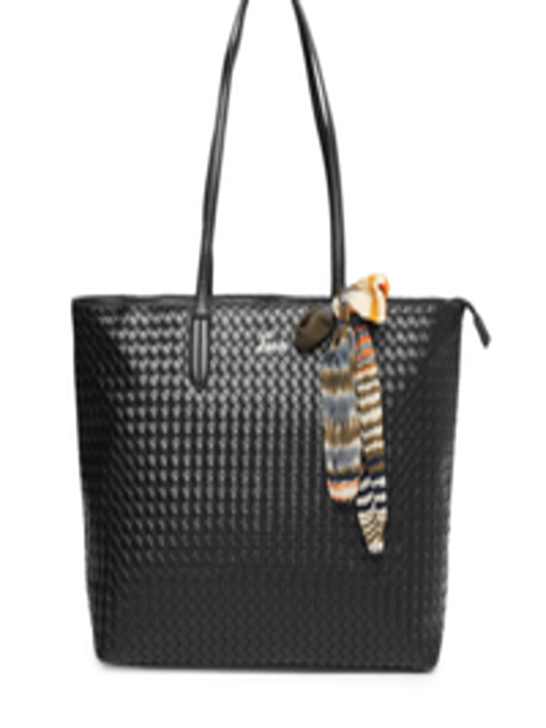 Buy Lavie Black Self Design Shoulder Bag - Handbags for Women 7130726 | Myntra