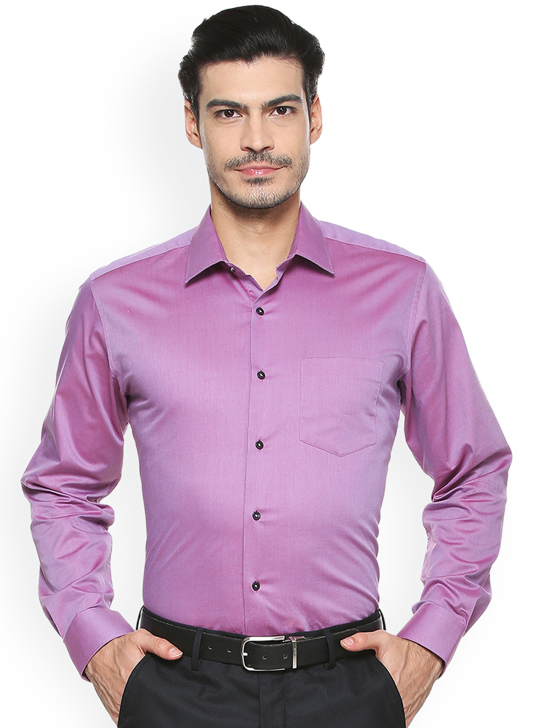 van heusen purple shirt