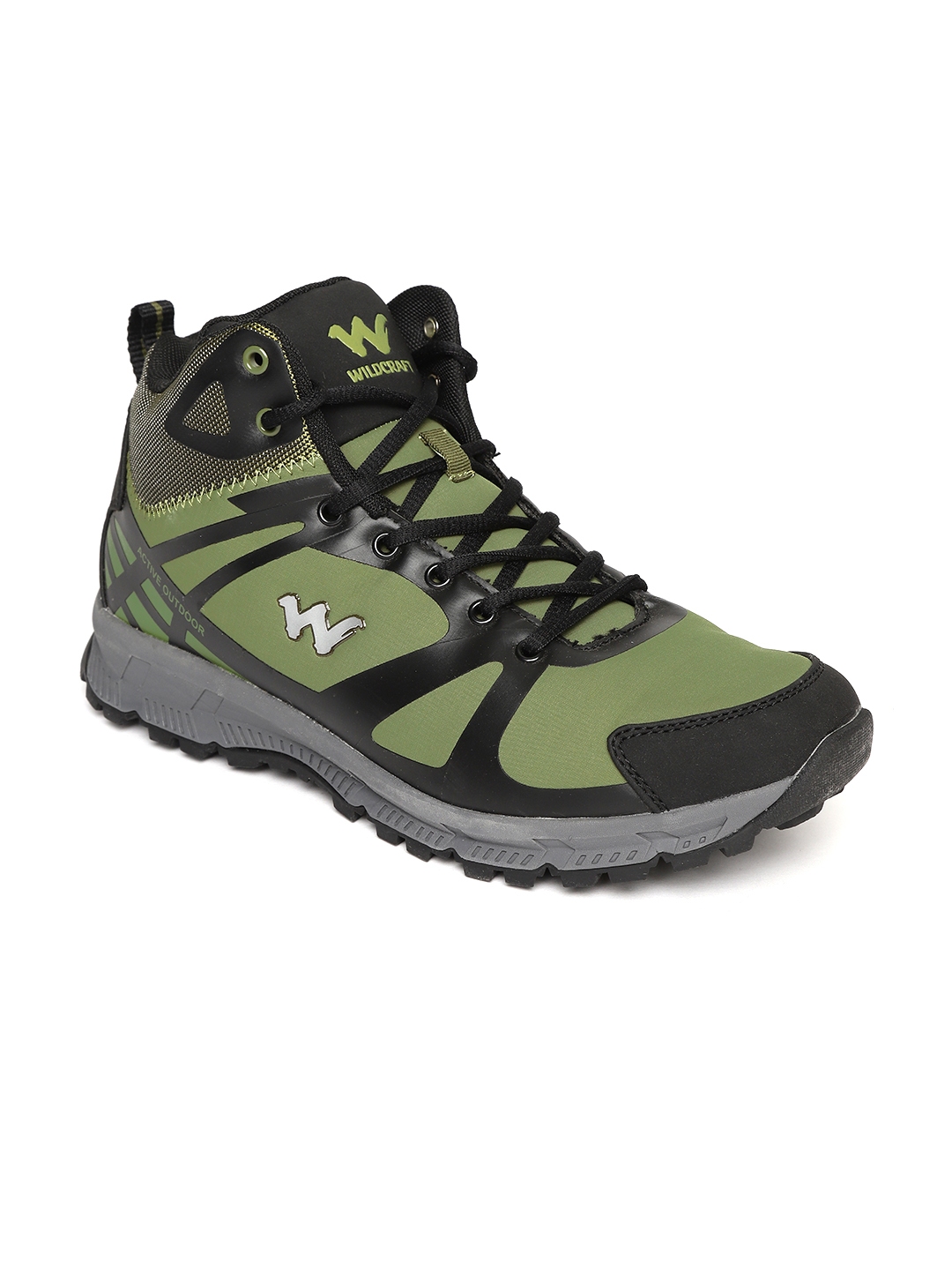 wildcraft olive green shoes