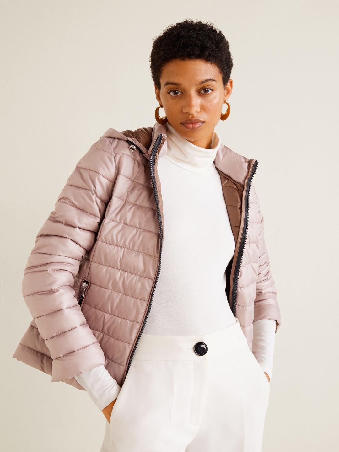 mango puffer jacket