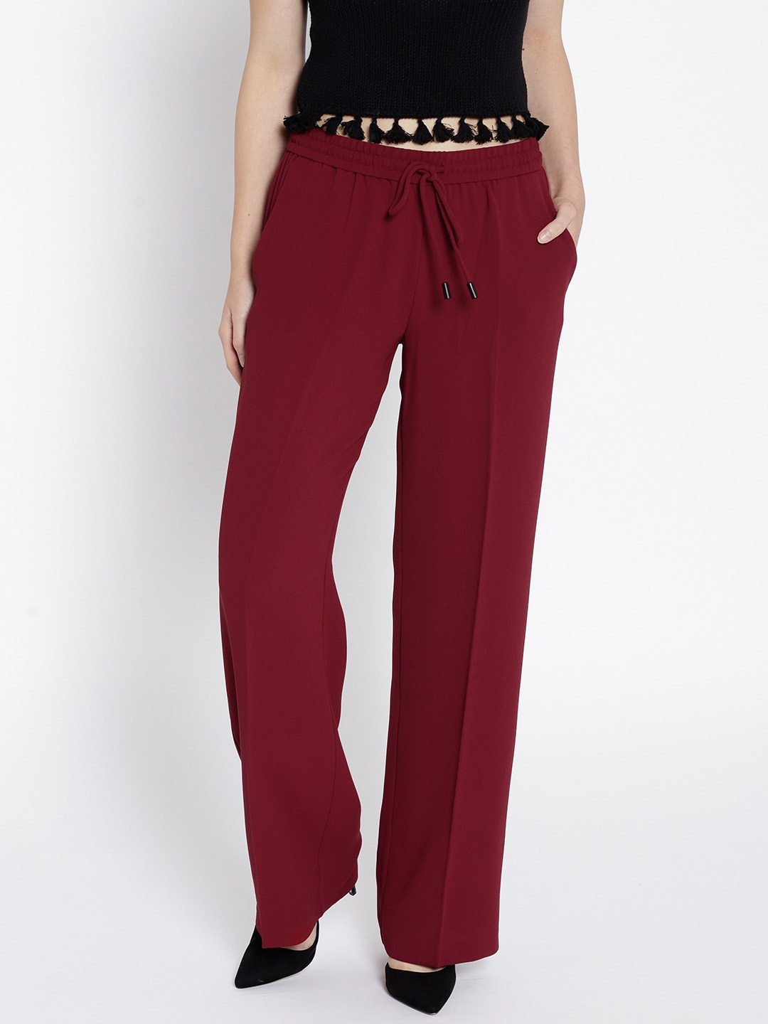 parallel trousers with top