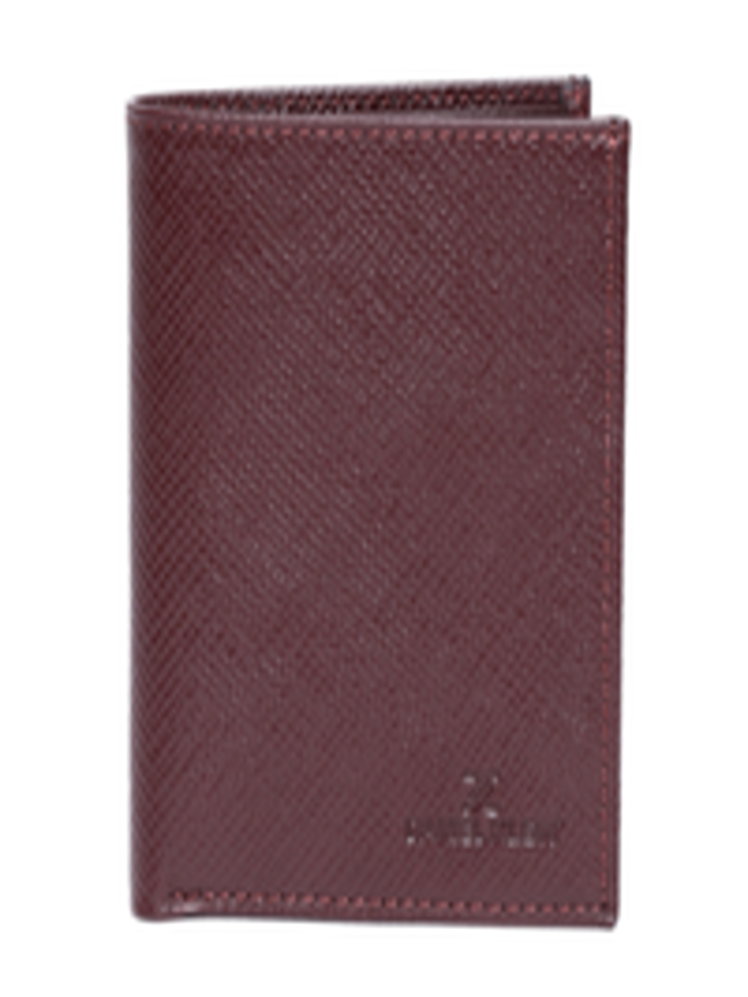 Buy Daniel Klein Men Burgundy Textured Leather Two Fold Wallet ...