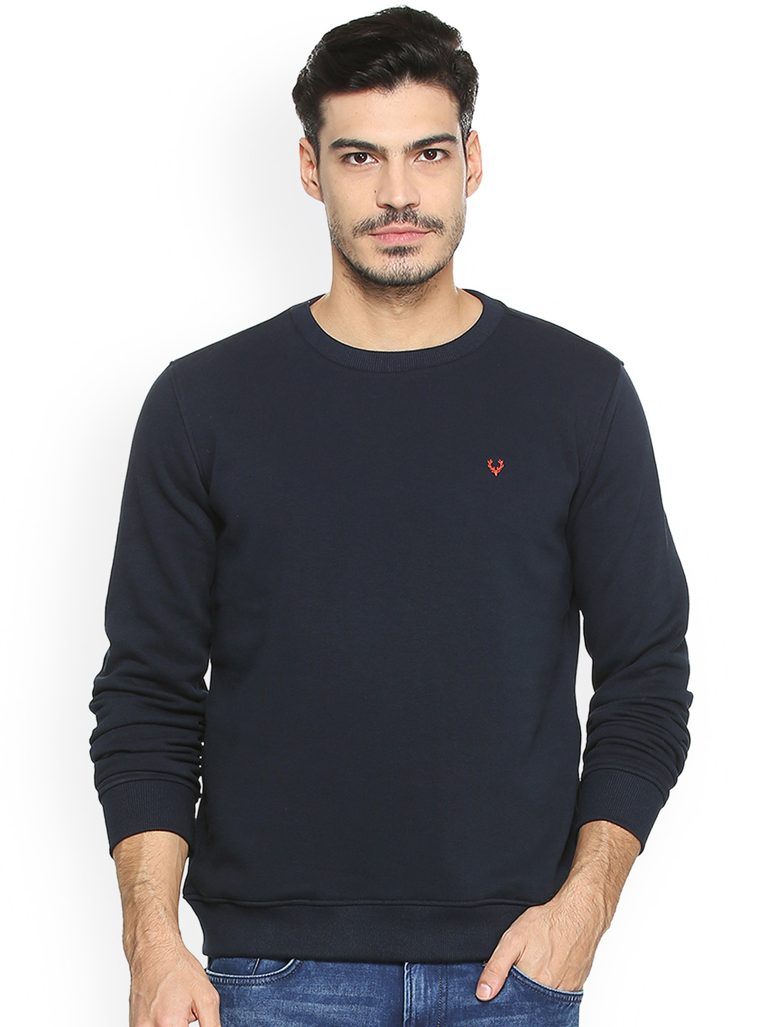 Allen solly navy blue sweatshirt Clearance