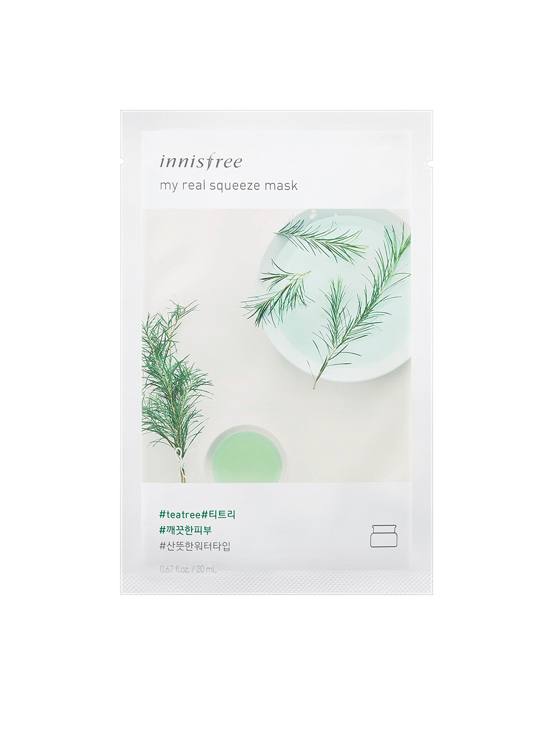 Buy Innisfree Unisex Tea Tree My Real Squeeze Mask 20 Ml Mask And
