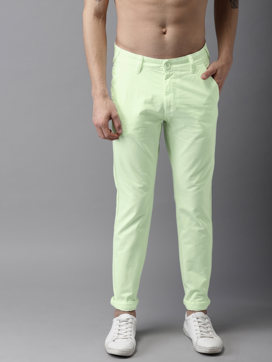 mens mint green joggers