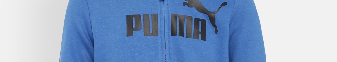 Buy Puma Boys Blue ESS No.1 FZ Hoody Sweatshirt - Sweatshirts for Boys ...