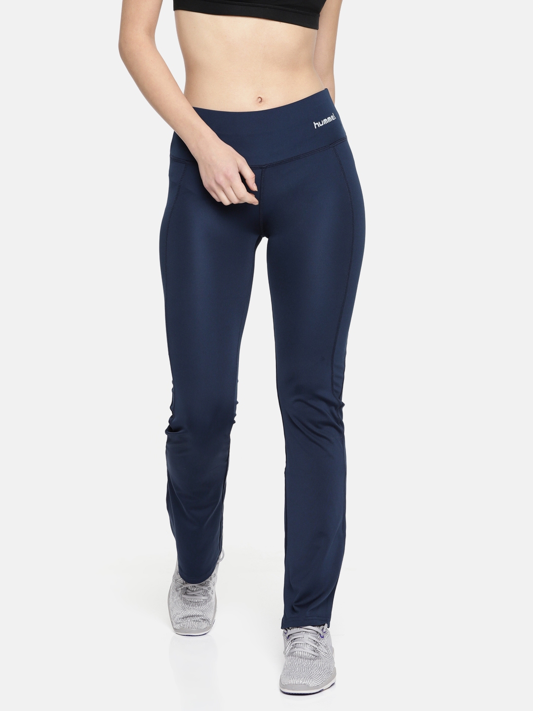 womens navy track pants
