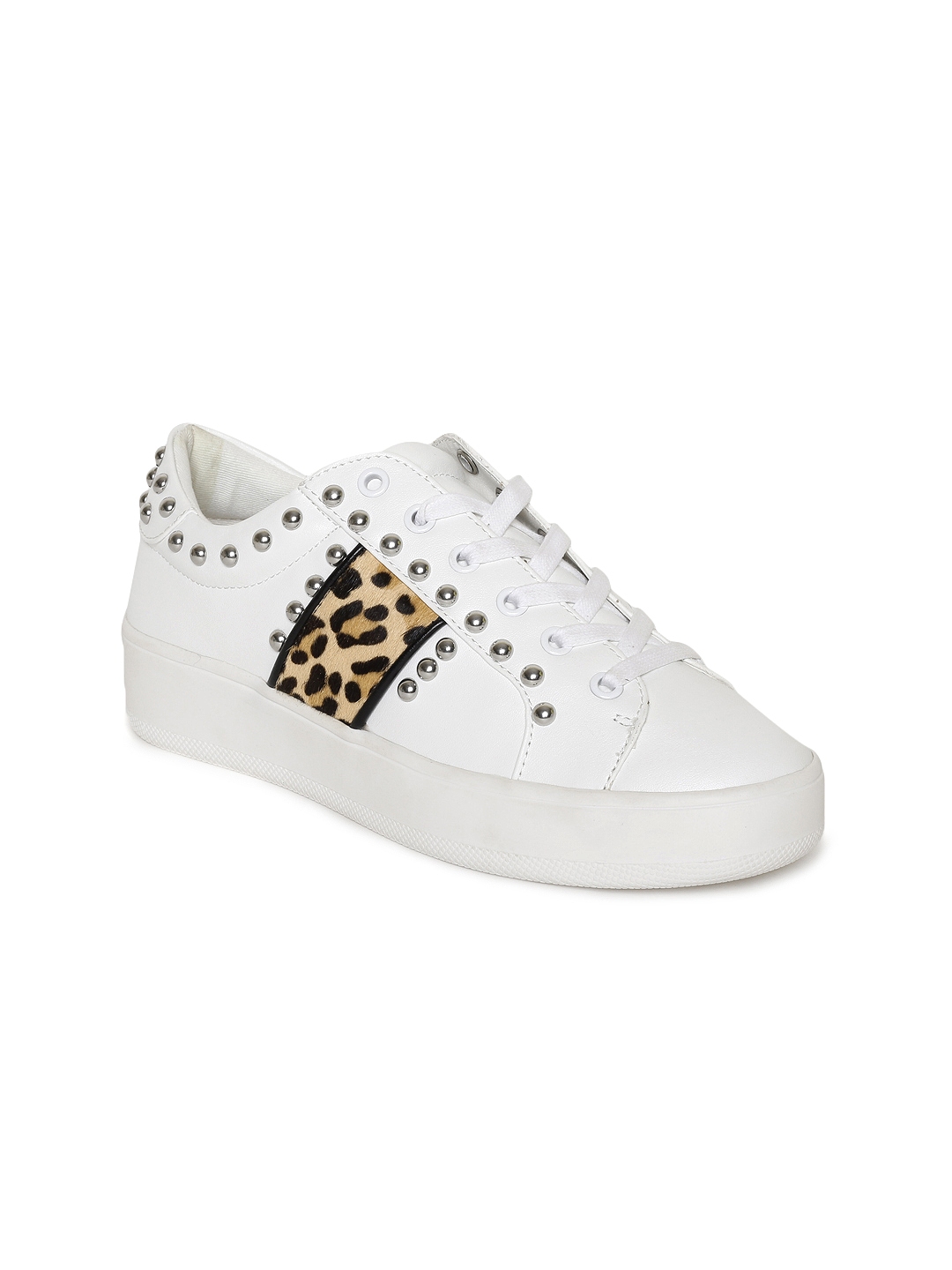 steve madden white canvas sneakers