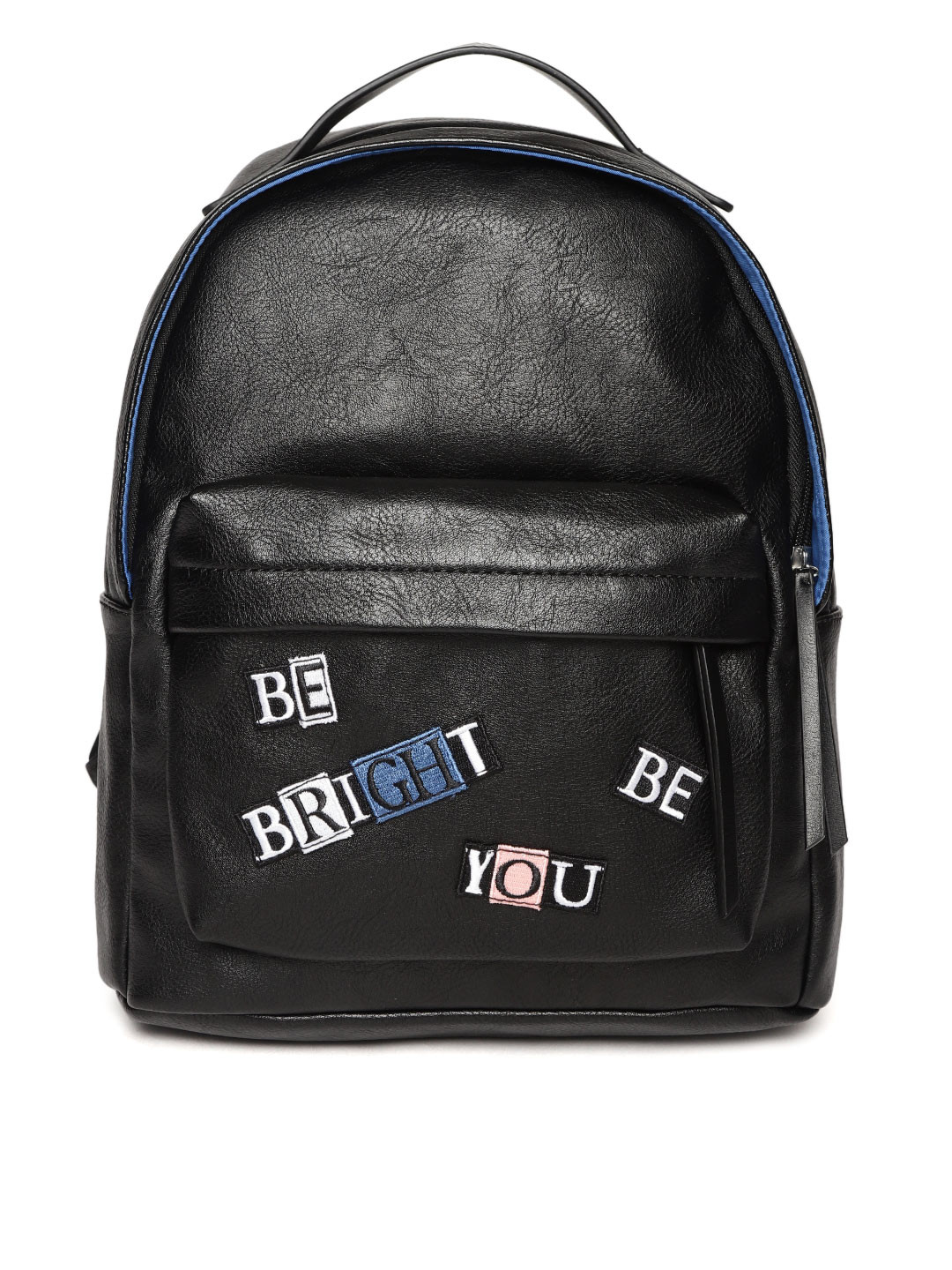 Buy ESPRIT Women Black Applique Detail Backpack Backpacks for Women