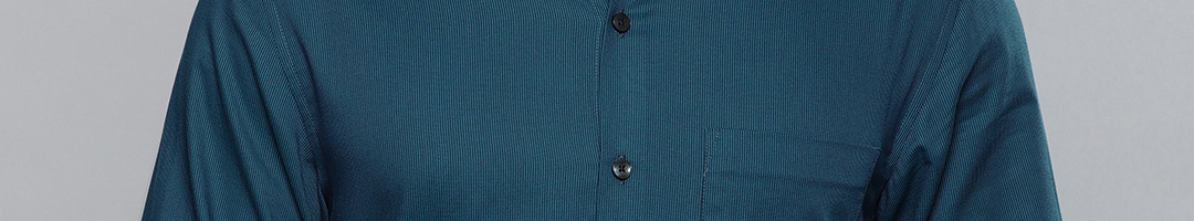 Buy Louis Philippe Men Blue Slim Fit Striped Formal Shirt - Shirts for Men 7196333 | Myntra
