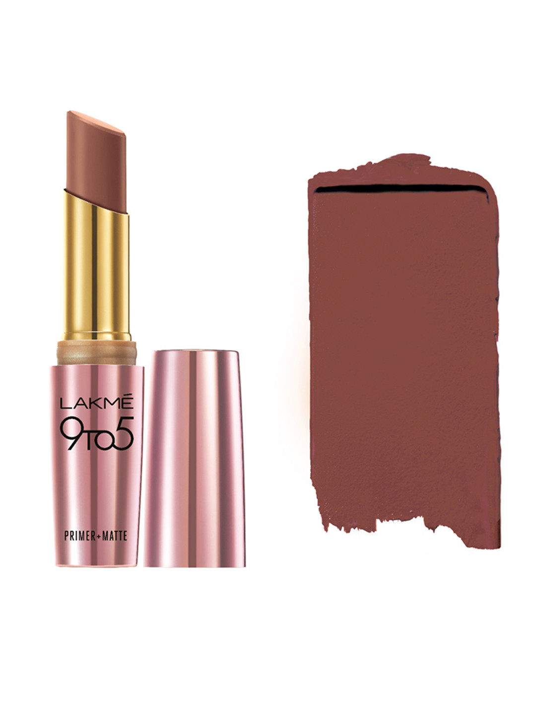 Buy Lakme 9 To 5 Primer + Matte Lip Color Coffee Command MB1 3.6gm Lipstick for Women 7197233