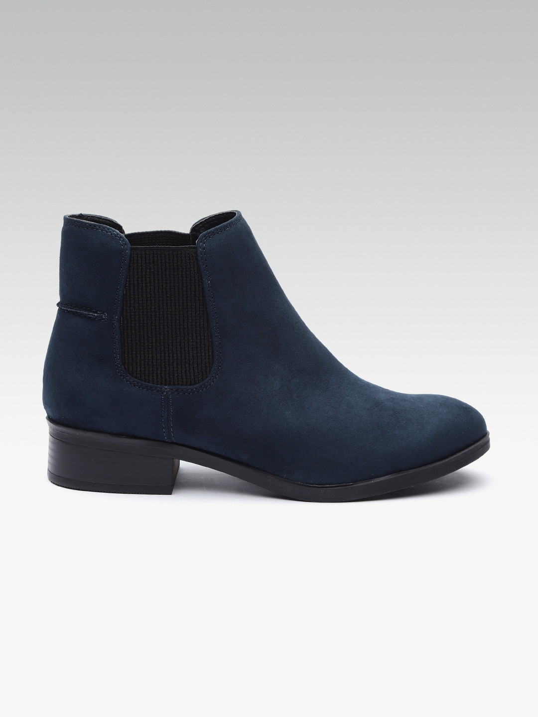 Buy DOROTHY PERKINS Women Navy Blue Solid Heeled Boots Boots for
