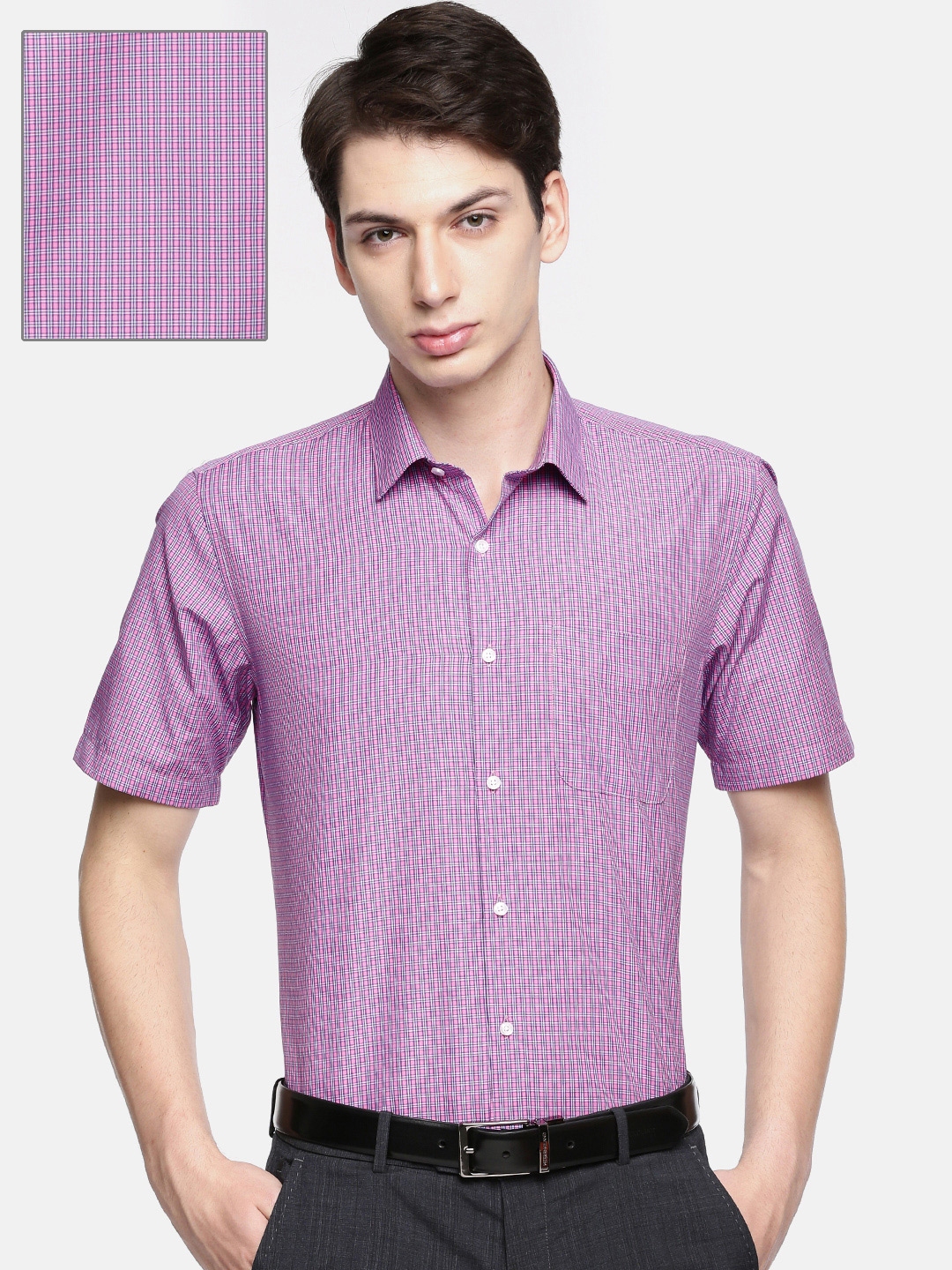pink and blue shirt men's