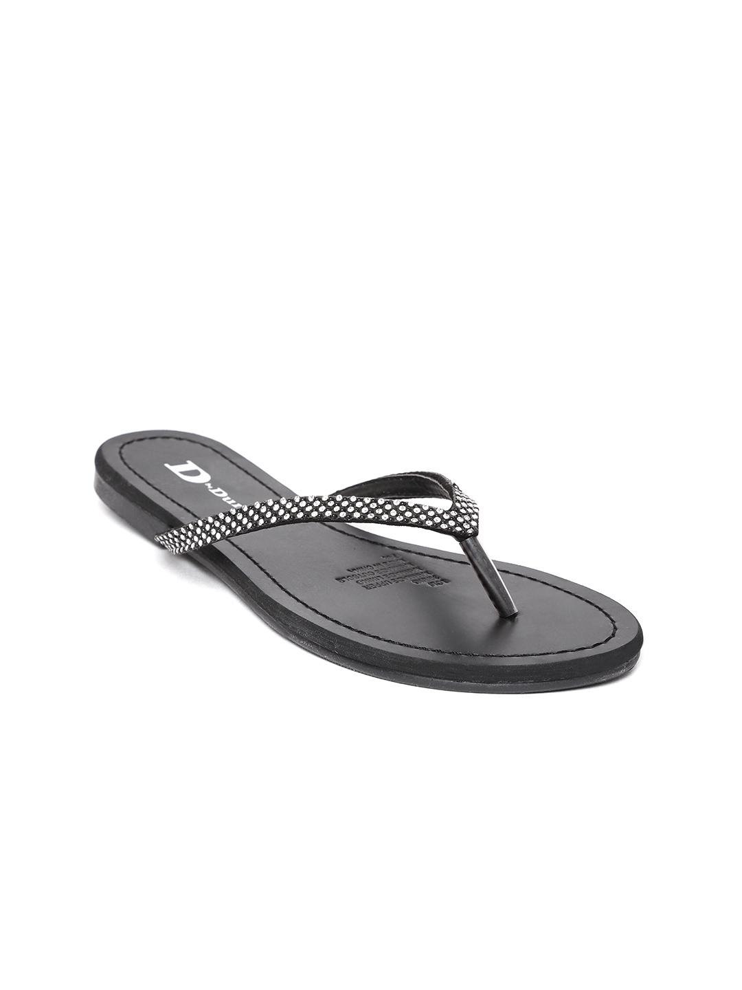 dune black flat shoes