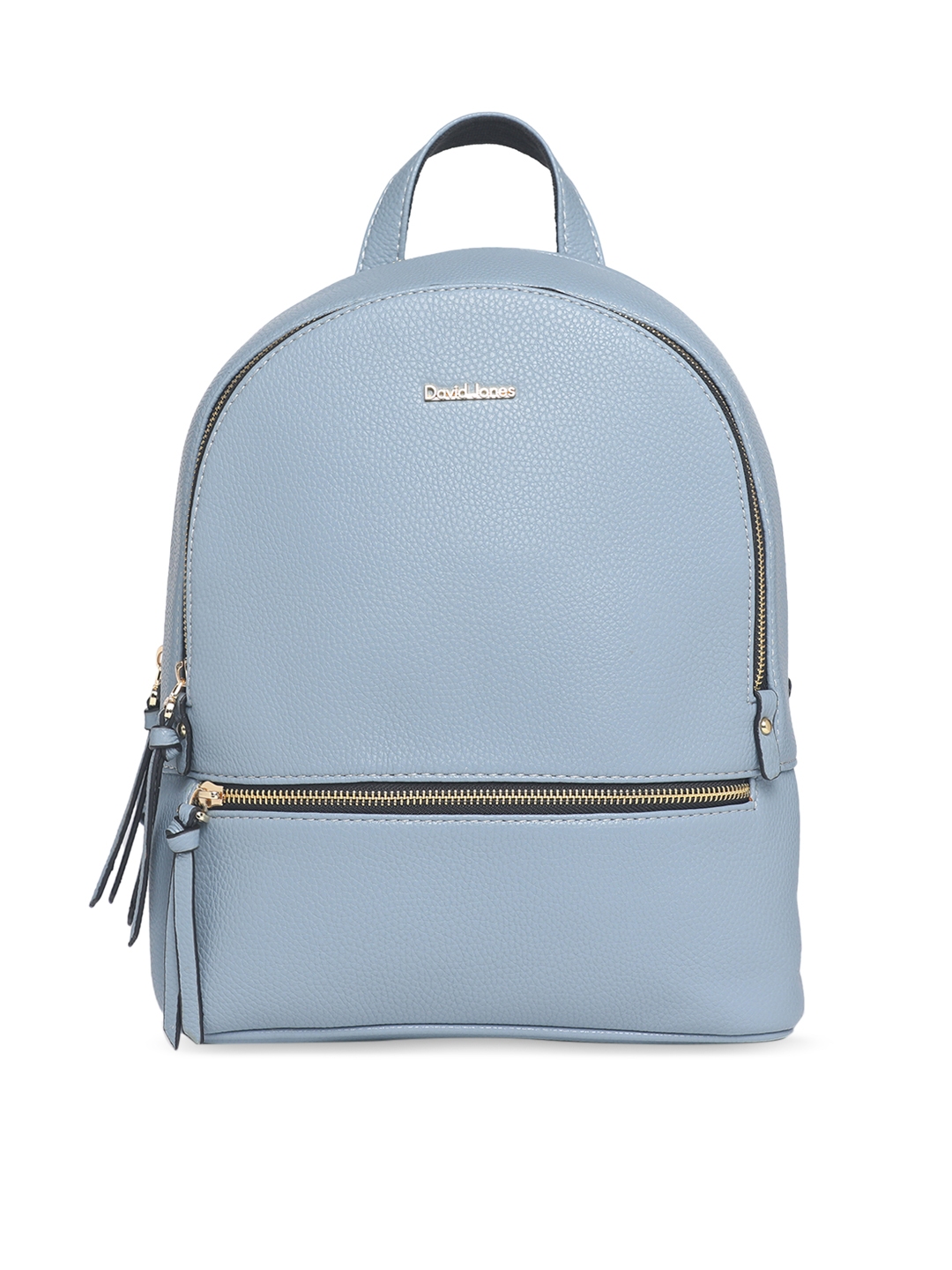 Buy David Jones Women Blue Solid Backpack - Backpacks for Women 7205746 ...