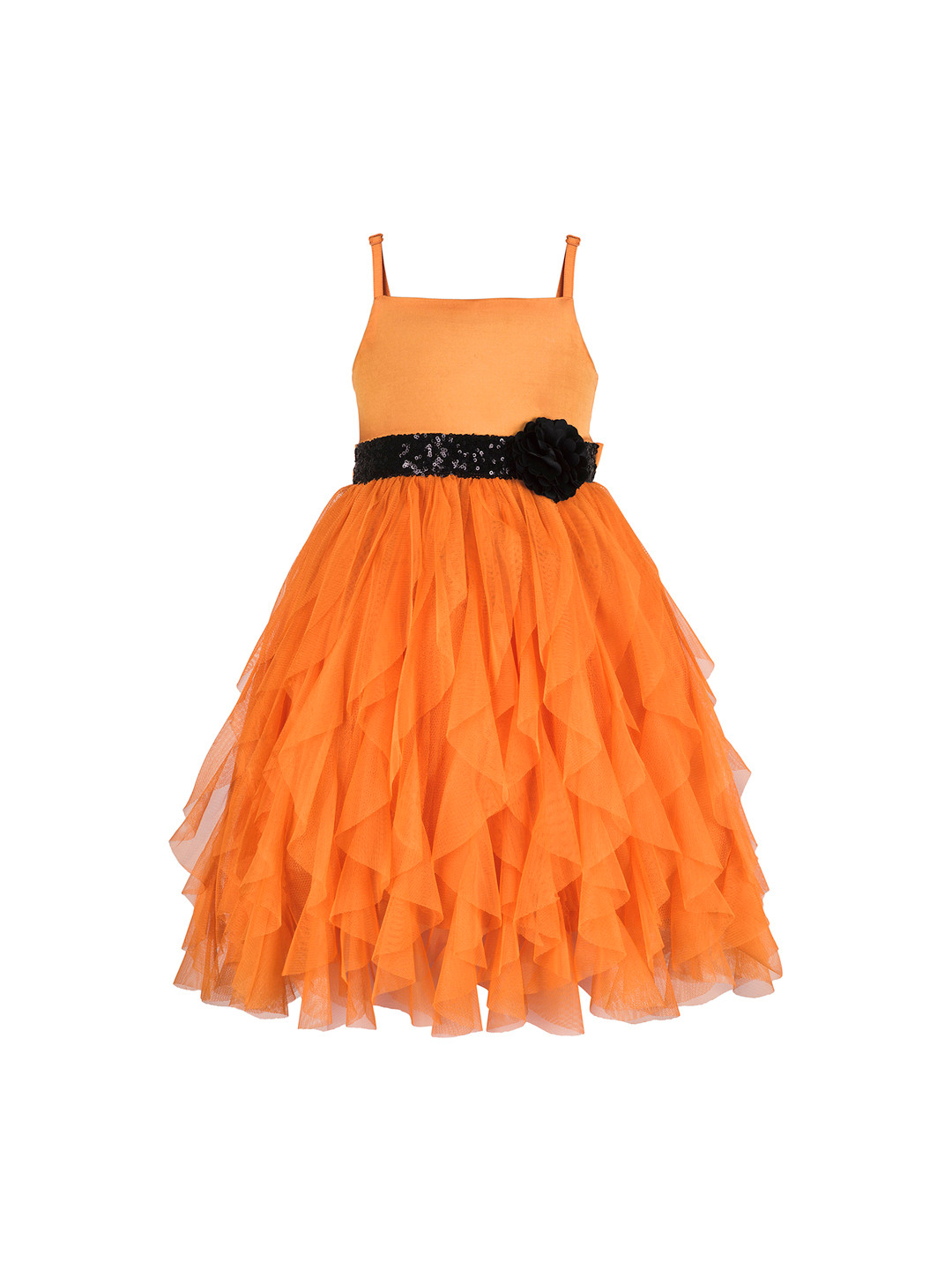 Buy Toy Balloon Kids Girls Orange Embellished Fit And