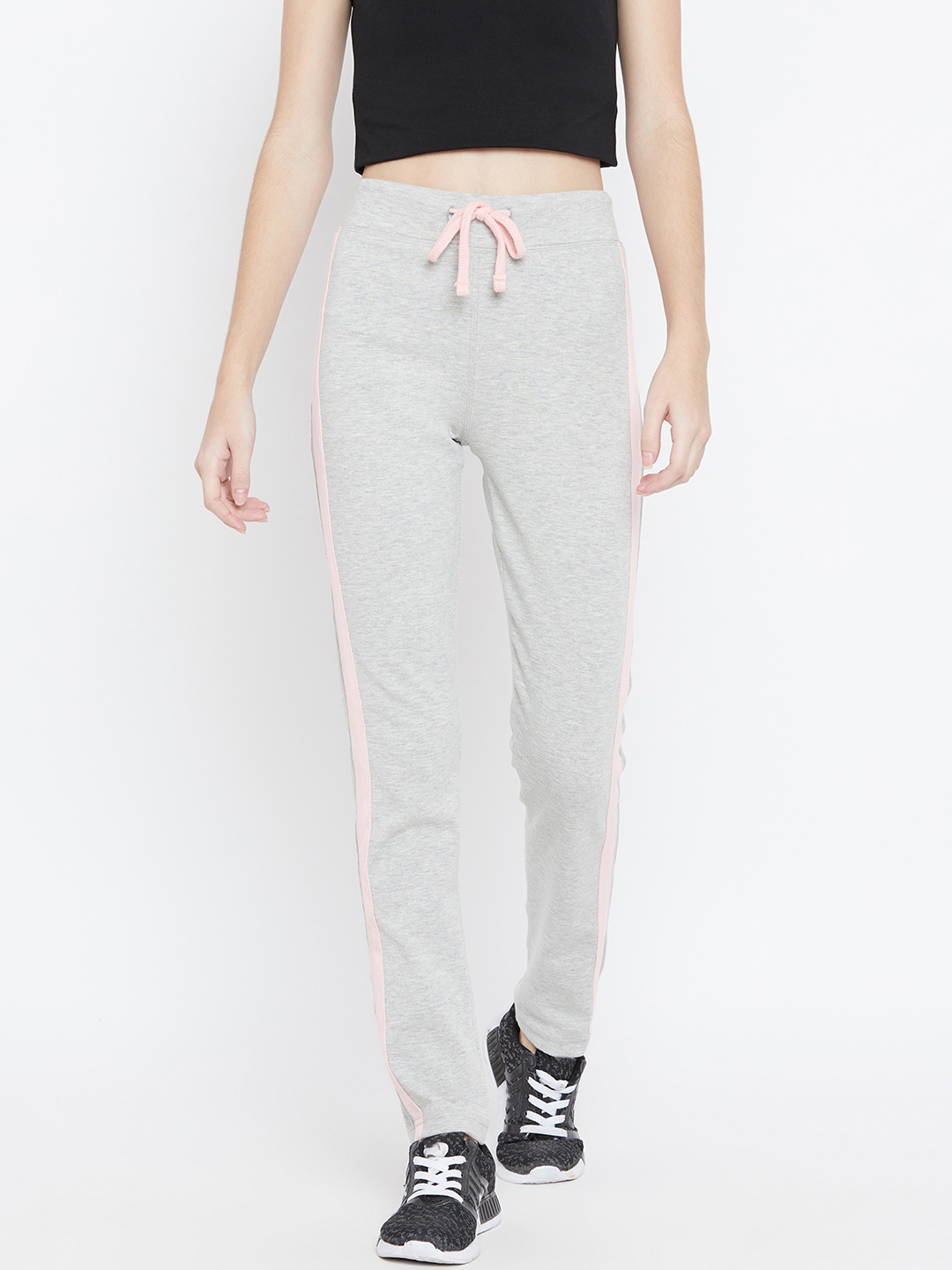 womens grey track pants