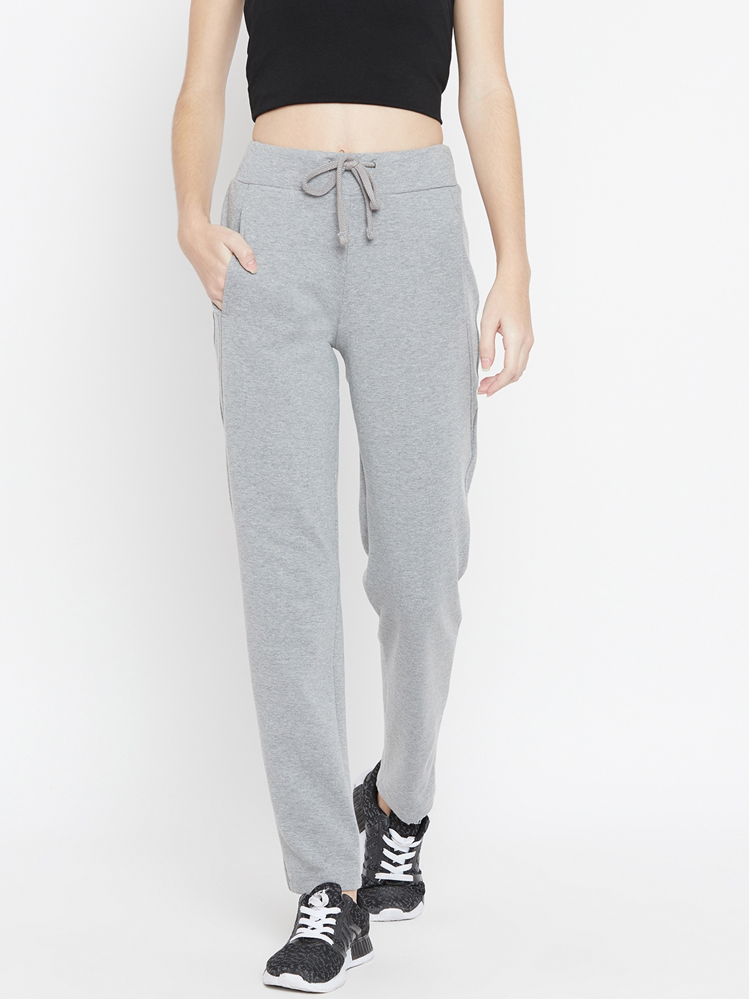 womens grey track pants