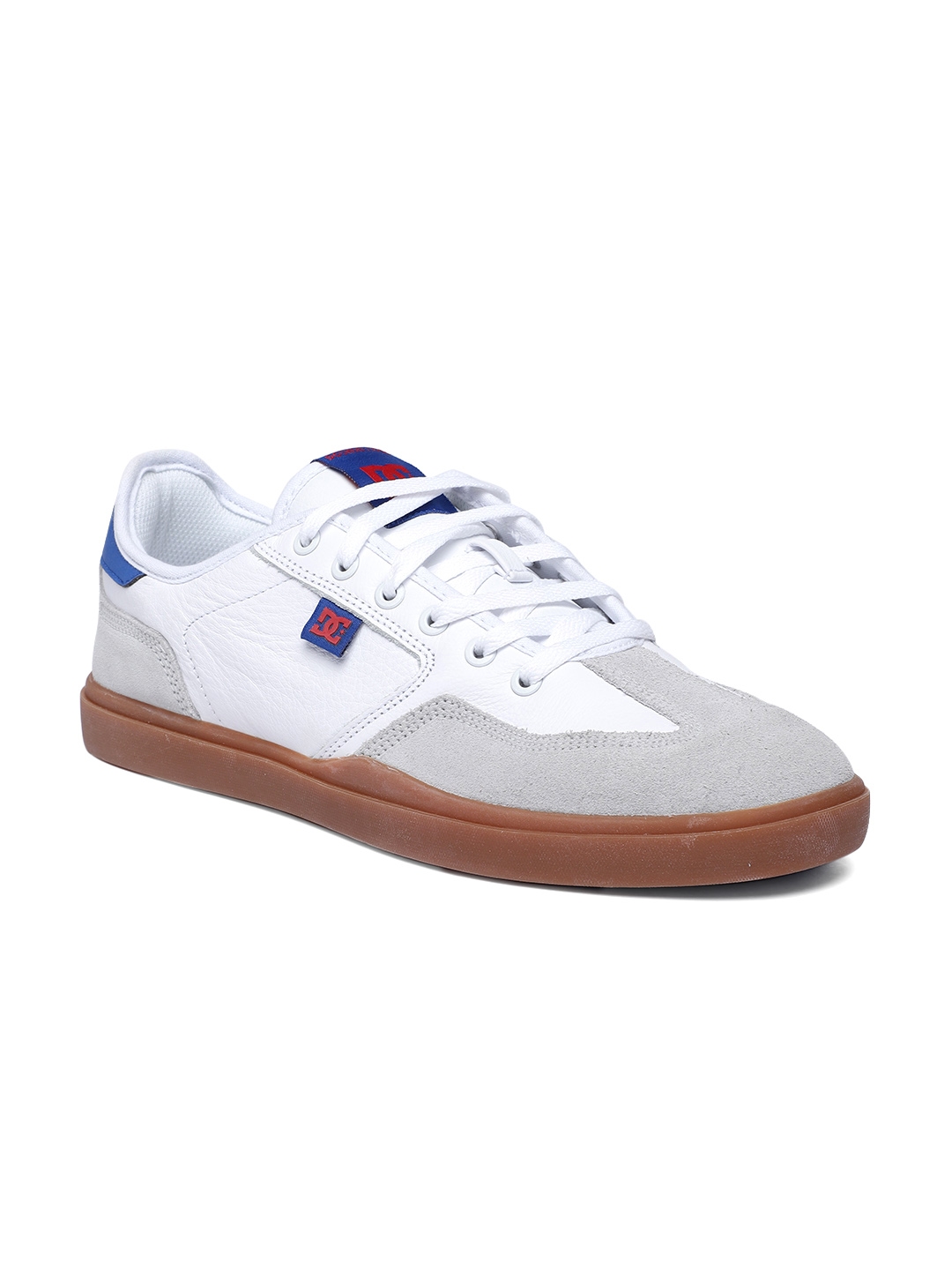 white leather dc shoes
