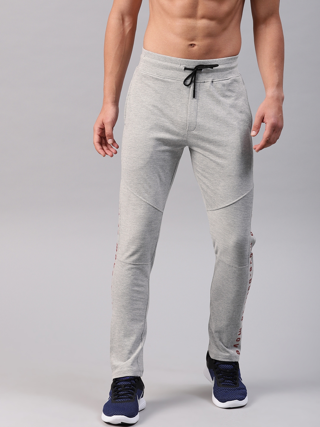 men's grey track pants