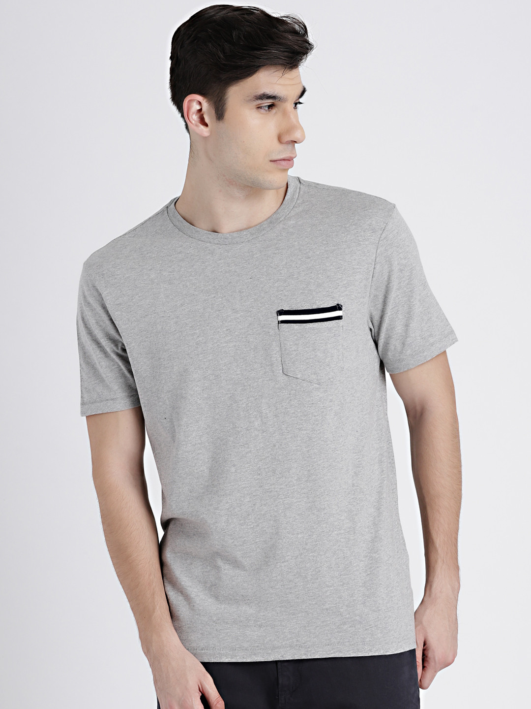 Buy GAP Men's Grey Pocket T Shirt Tshirts for Men 7226768 Myntra