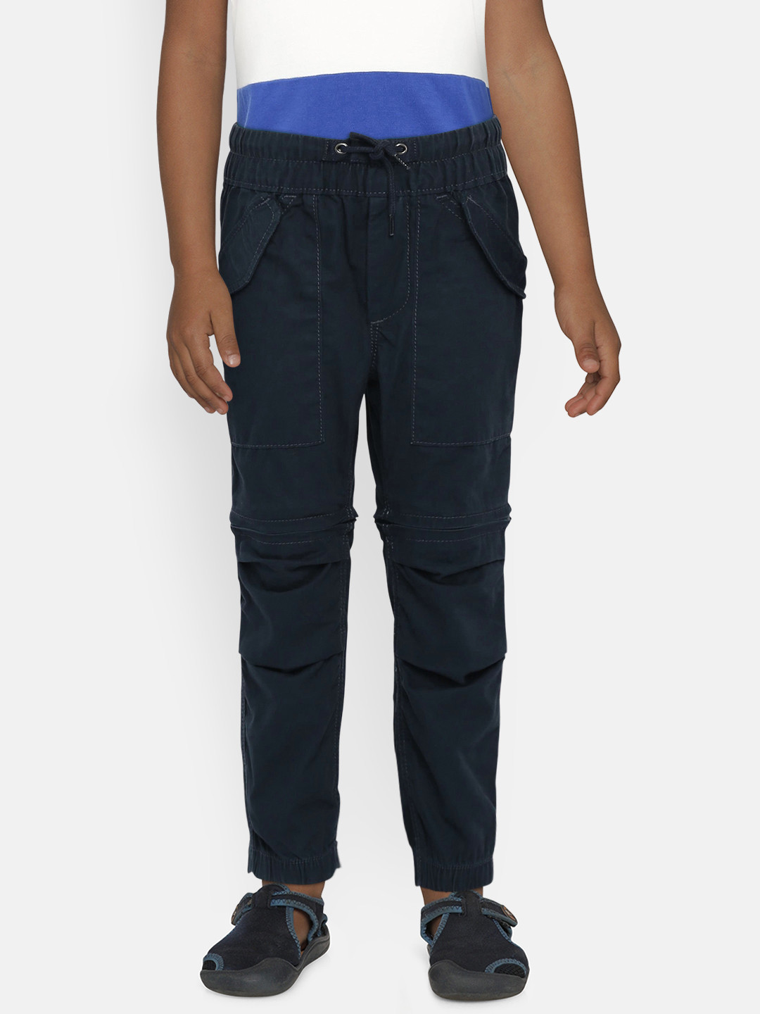Buy GAP Boys' Navy Zip Off Cargo Pants Trousers for Boys 7227539 Myntra