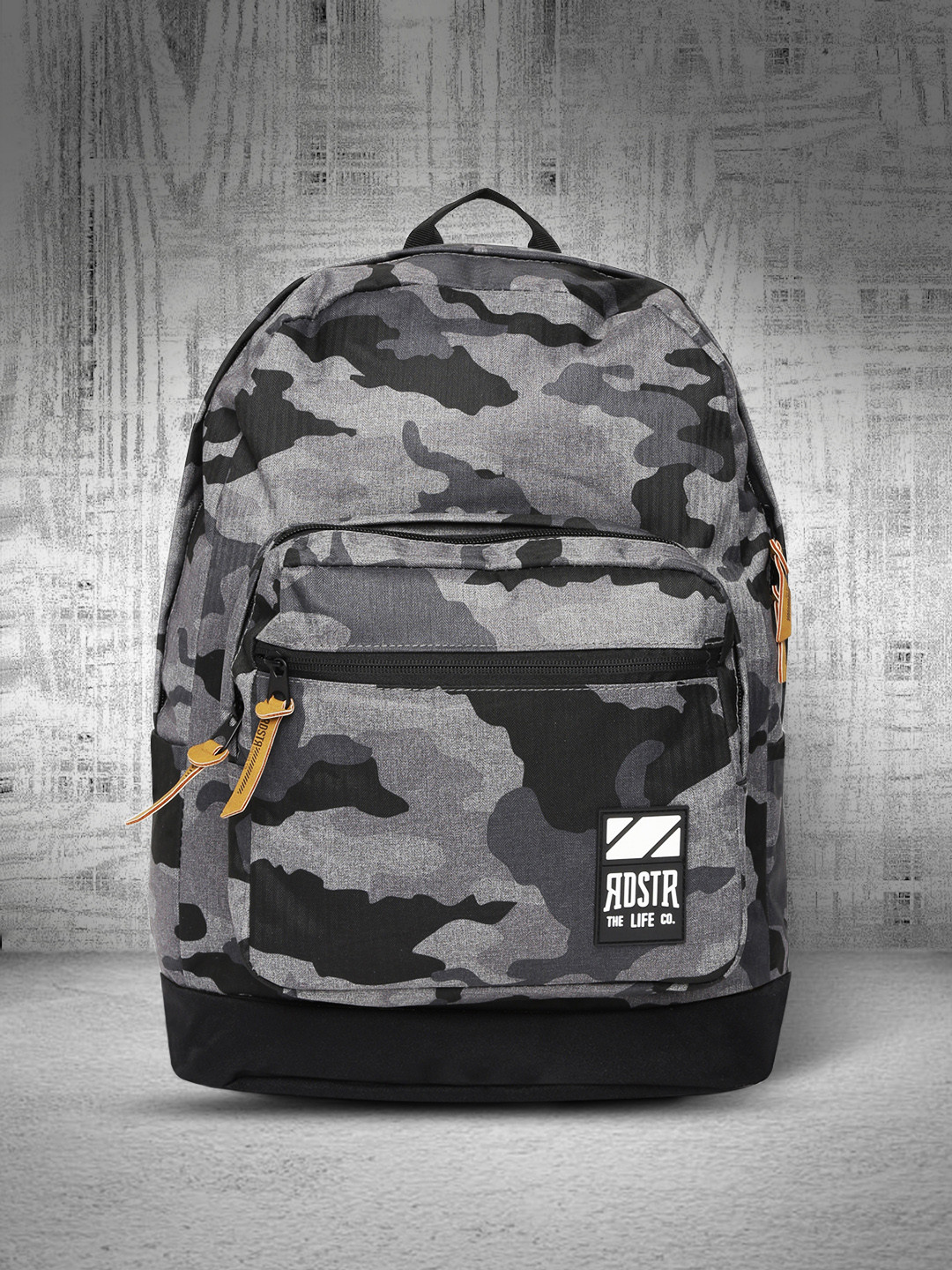 Buy Roadster Unisex Grey & Black Backpack Backpacks for Unisex